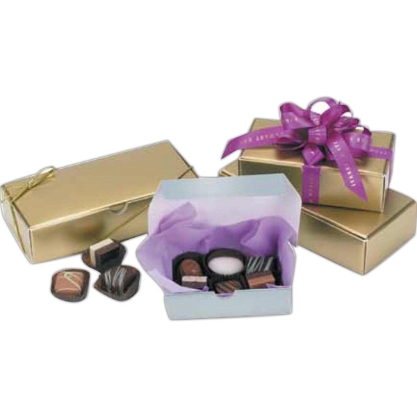 One Piece Folding Set-Up Candy Box(4 1/2"x 3 1/2"x 1 1/4") 1