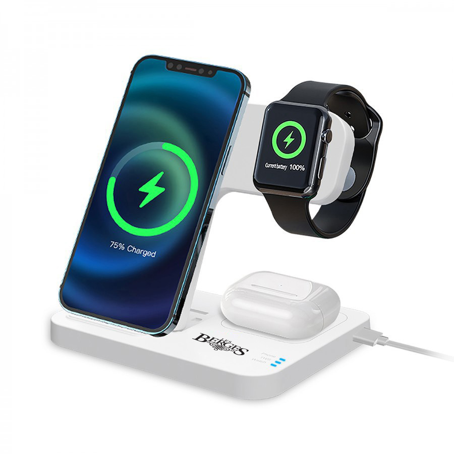 3-in-1 Foldable 15W Fast Wireless Charging Stand for Phone, Apple Watch & AirPods 19