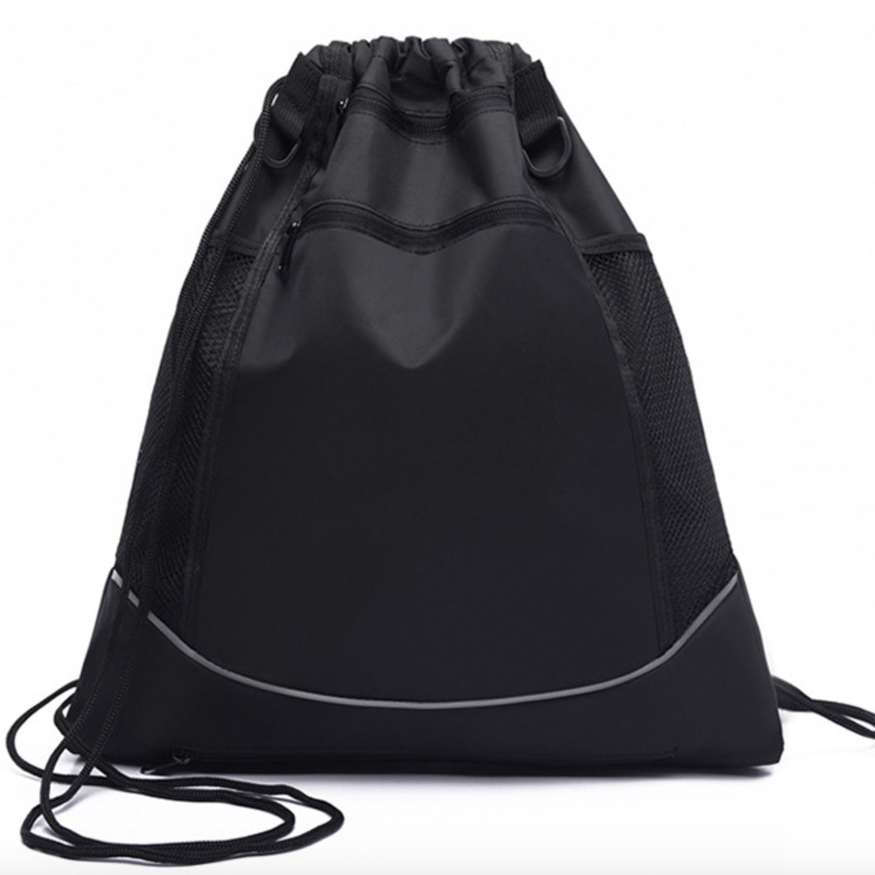 Hidden Mesh Ball Drawstring Backpack 3