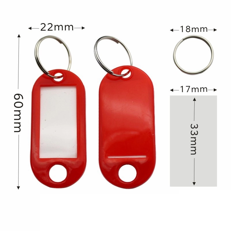 Plastic Key Tags 4