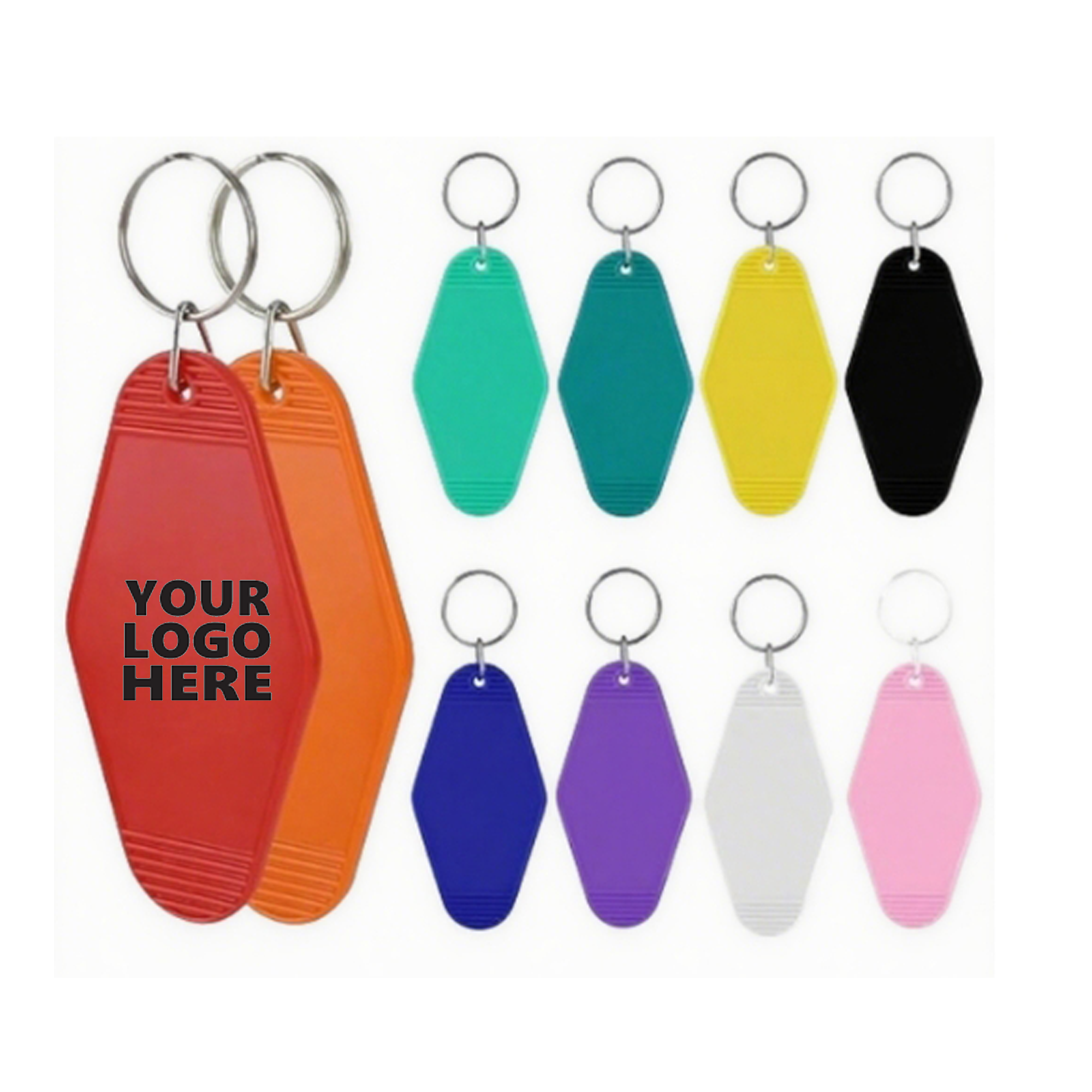 Vintage Plastic Key Tag Charm 2