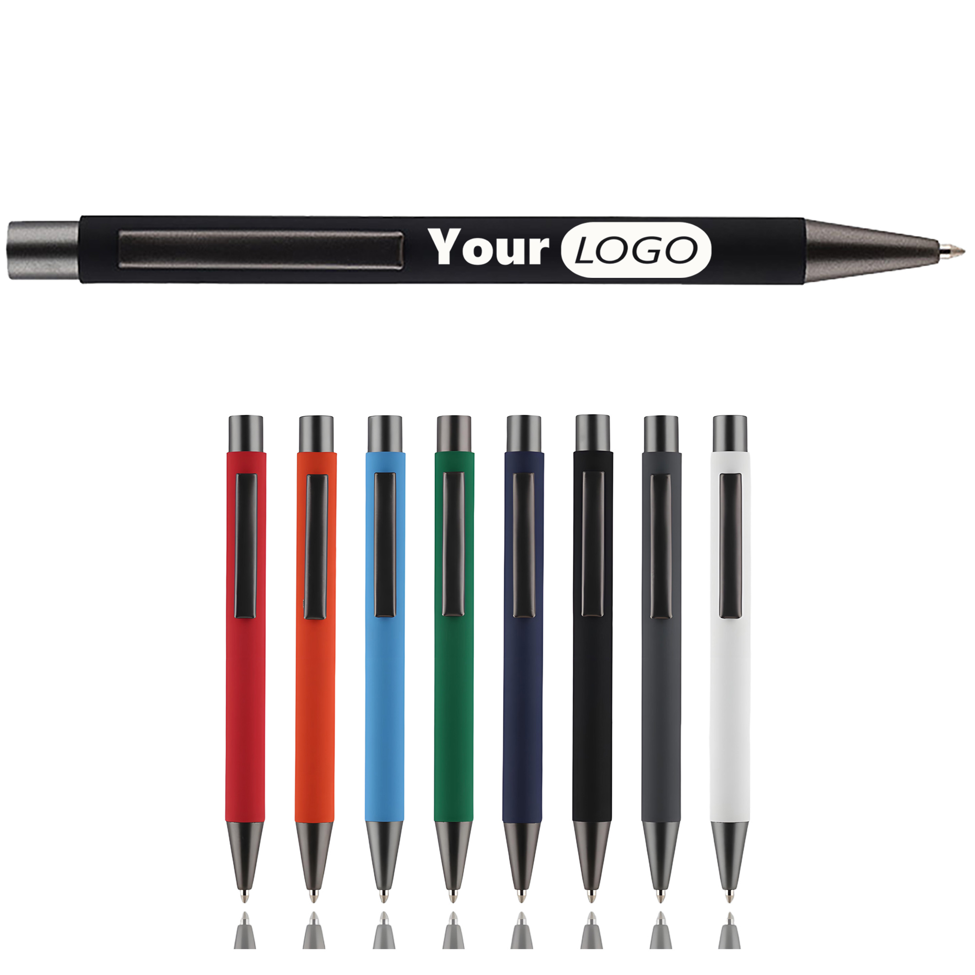 Sleek Aluminum Click Action Ballpoint Pen 3