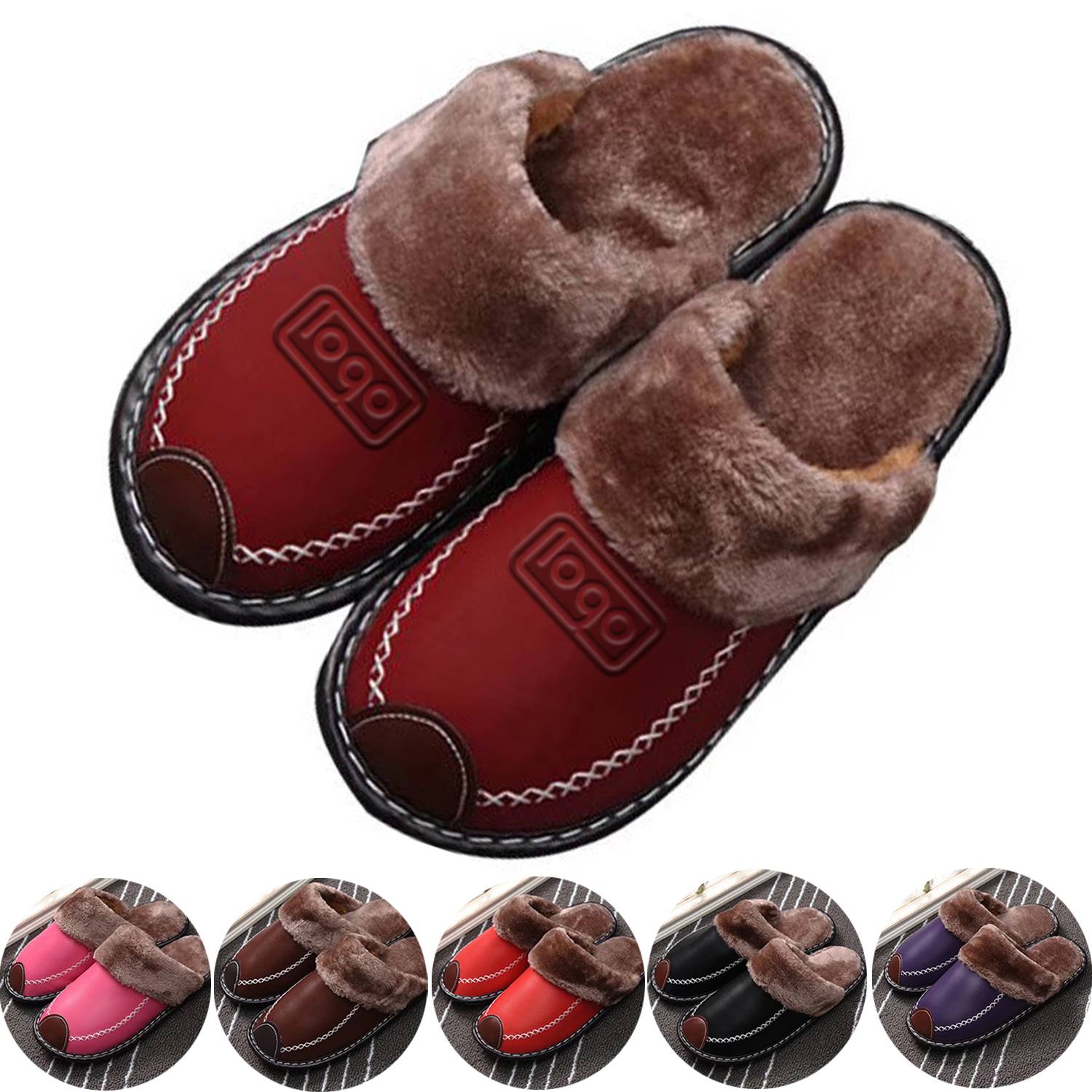 PU Warm Winter Slippers 3