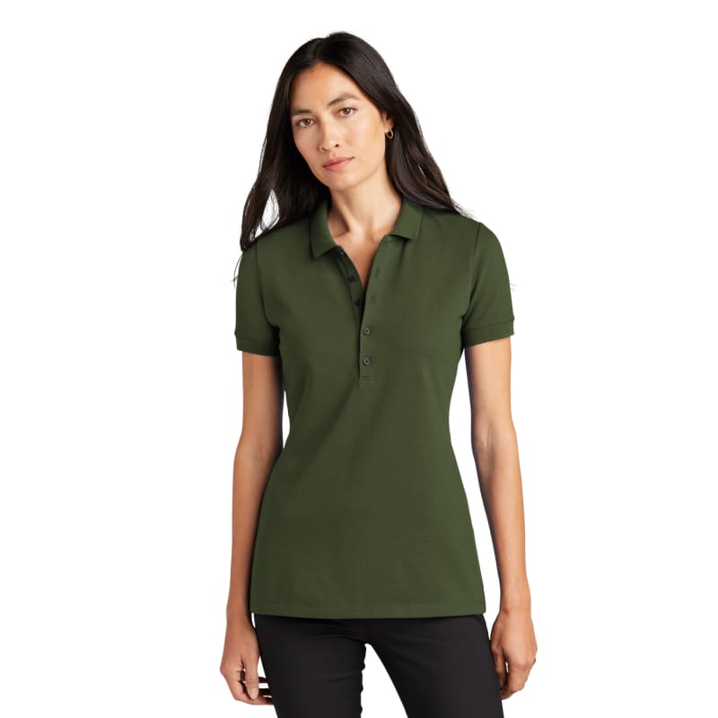 Mercer+Mettle Women's Stretch Heavyweight Pique Polo 49