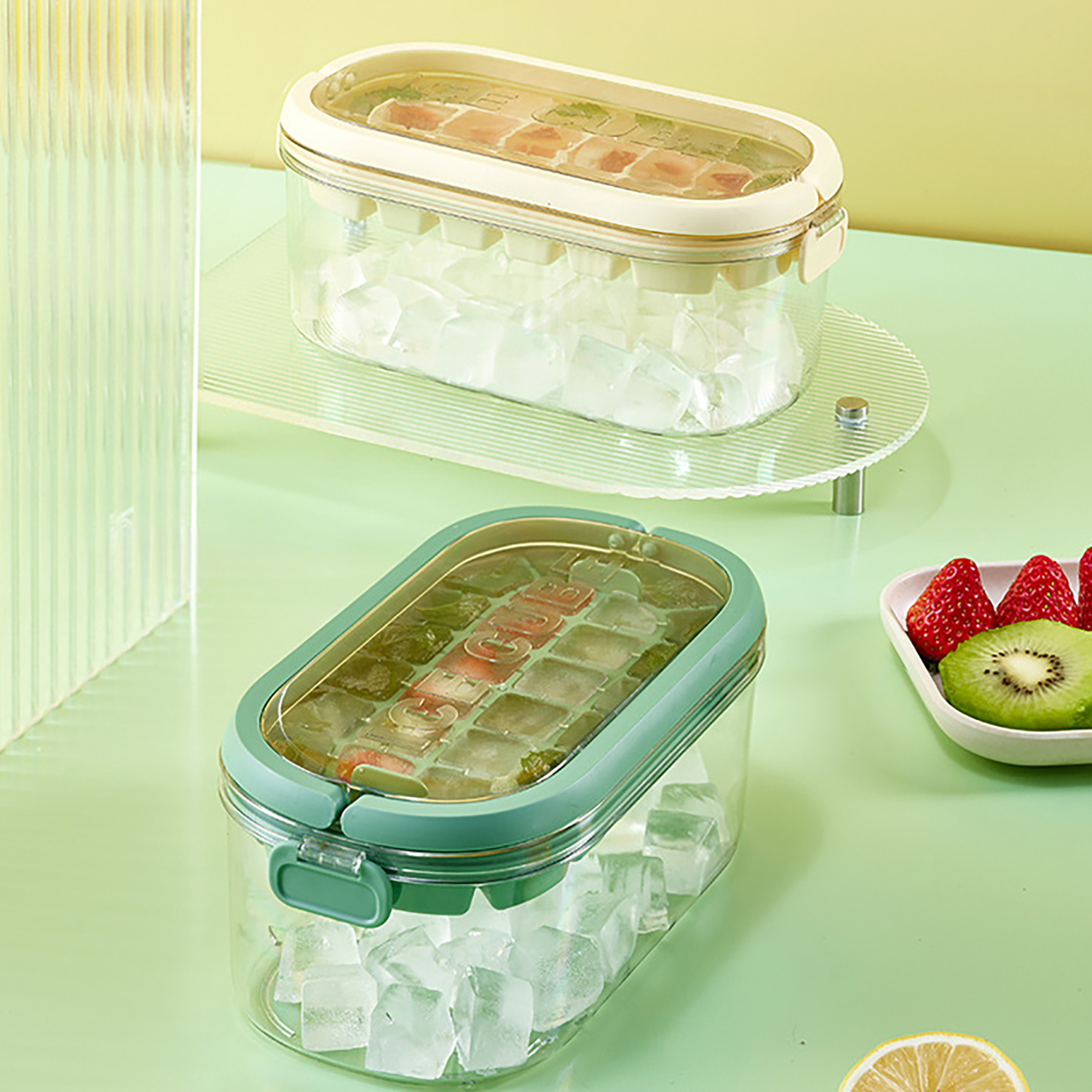 Silicon Press Type Double-Layer Ice Mold Box 6