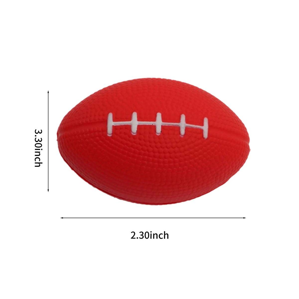 Durable PU Football Stress Ball Ergonomic 9