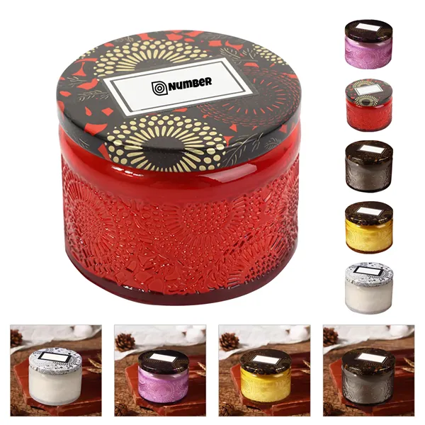 10 Oz. Scented Candle In Jar W/ Lid