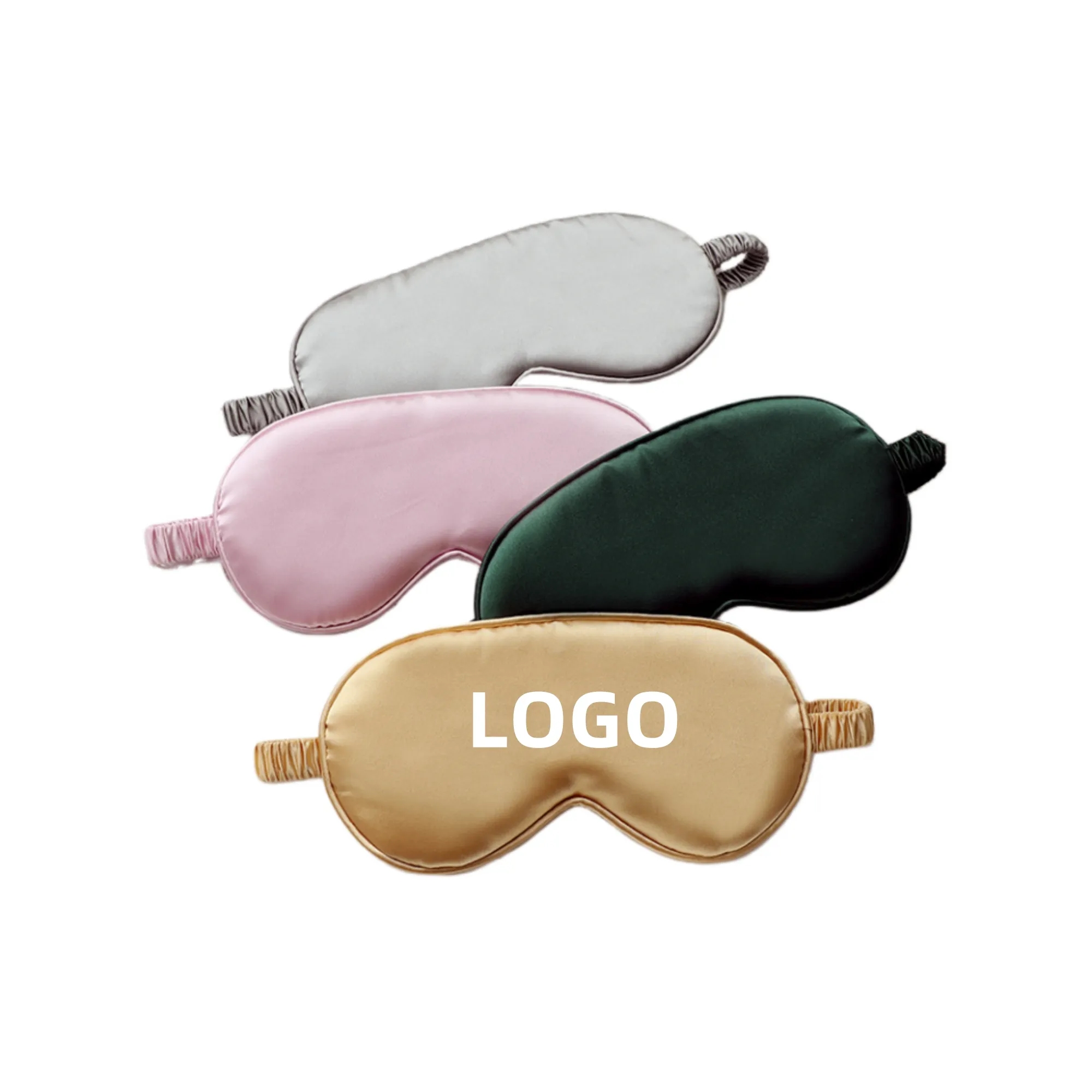 Custom Colorful Silk Sleep Eye Mask 4