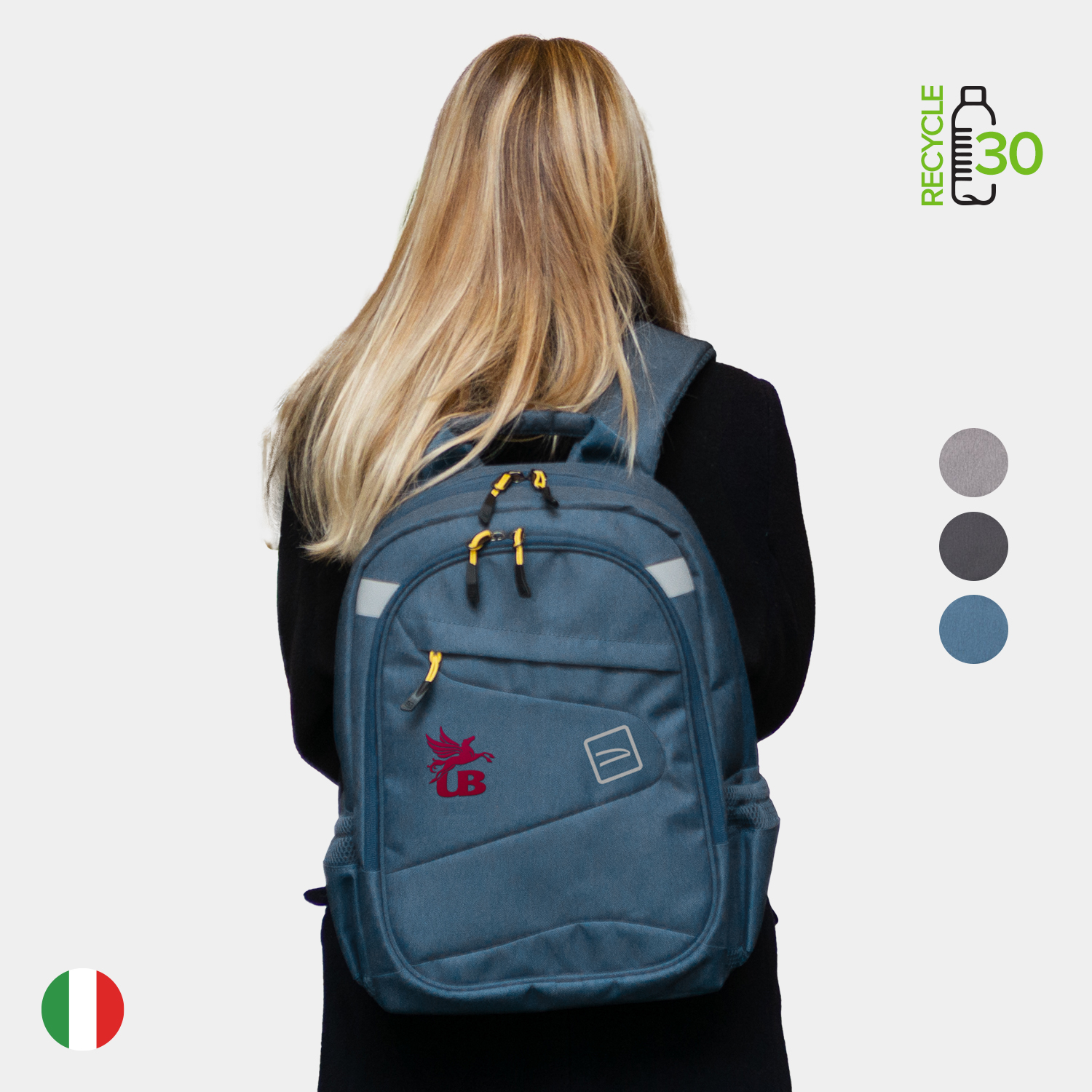 TUCANO® - Italy LATO 2 Recycled Executive Business Backpack 3