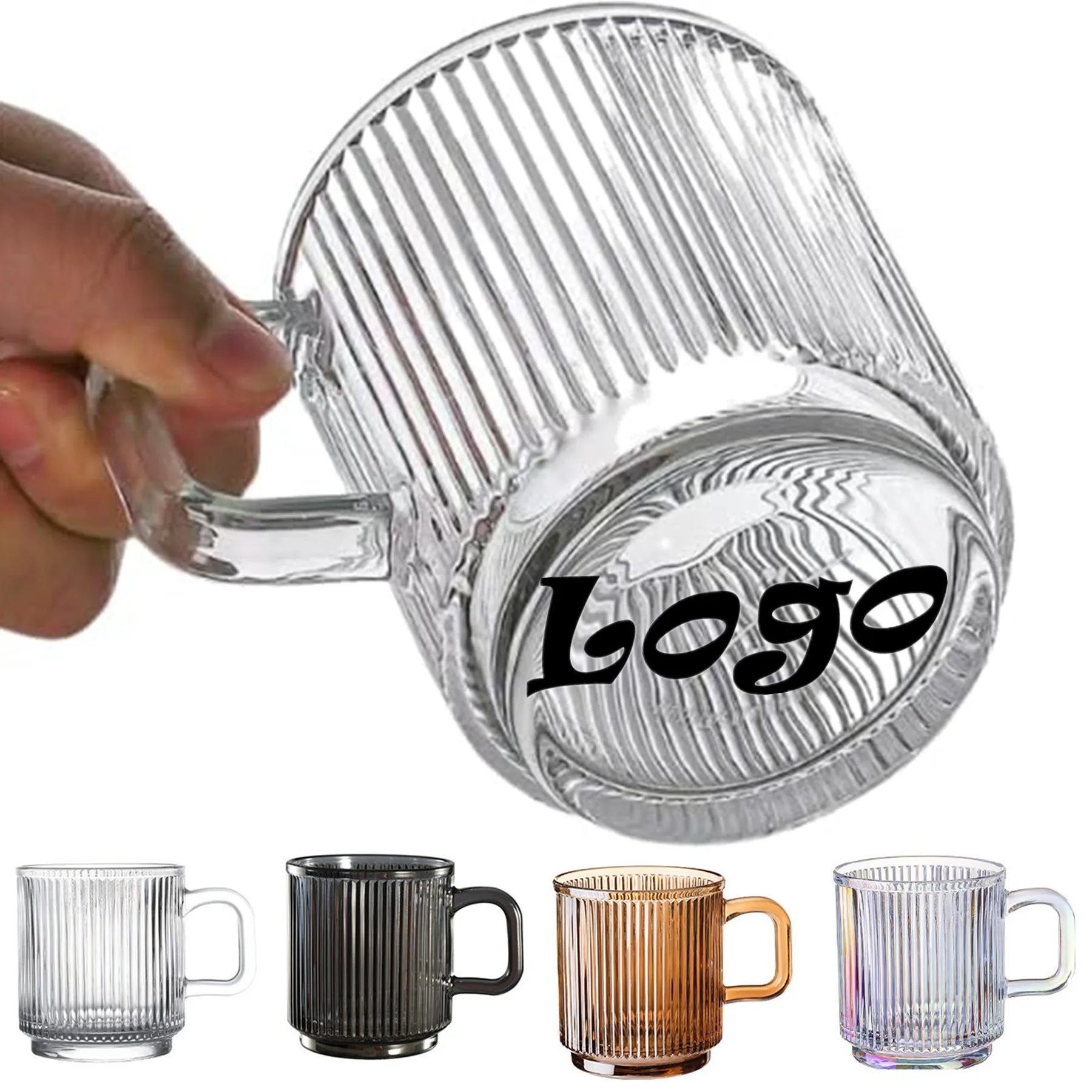 Clear Glass Mugs 6