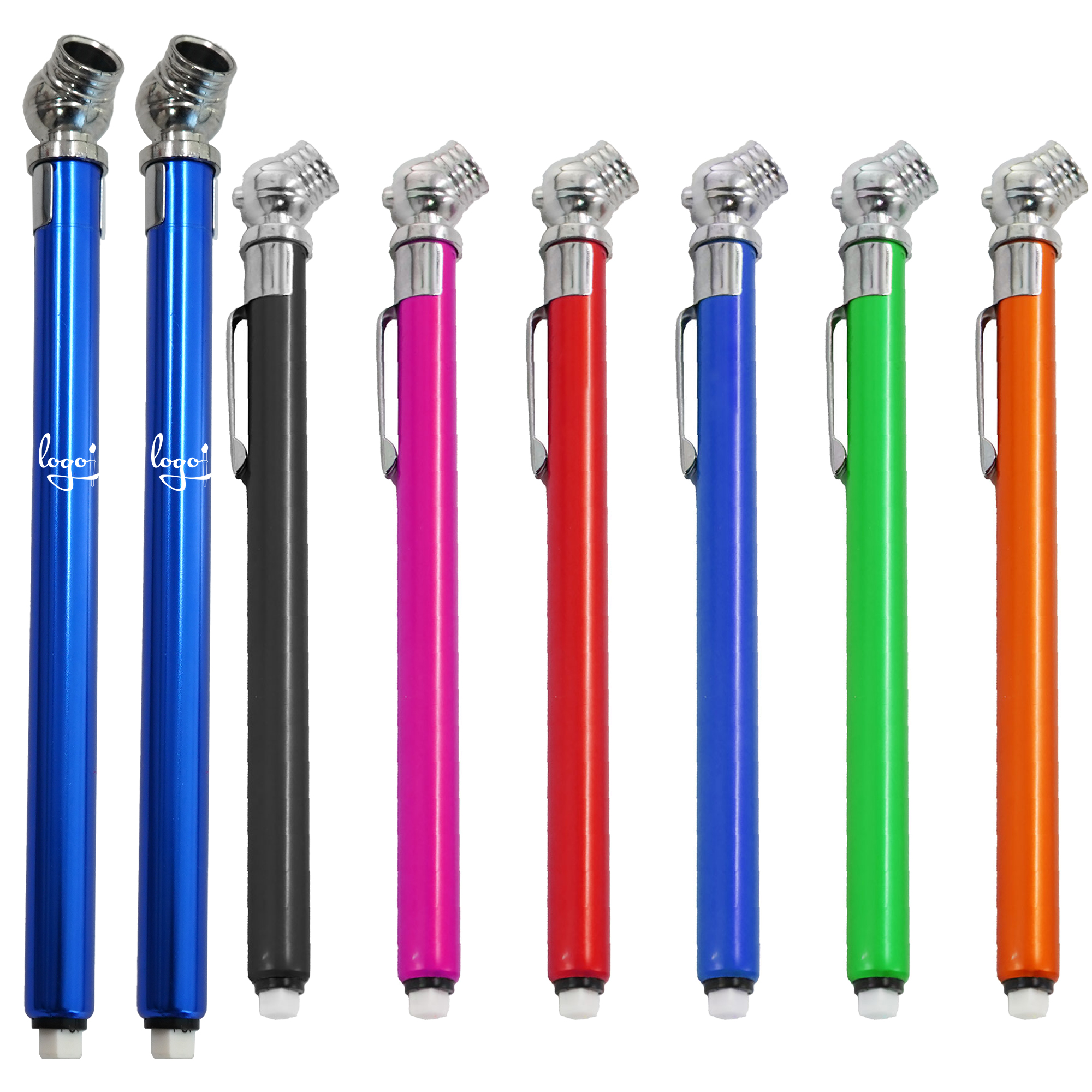 Pencil Style Aluminum Tire Pressure Gauge (Reads 10-50 PSI) 2