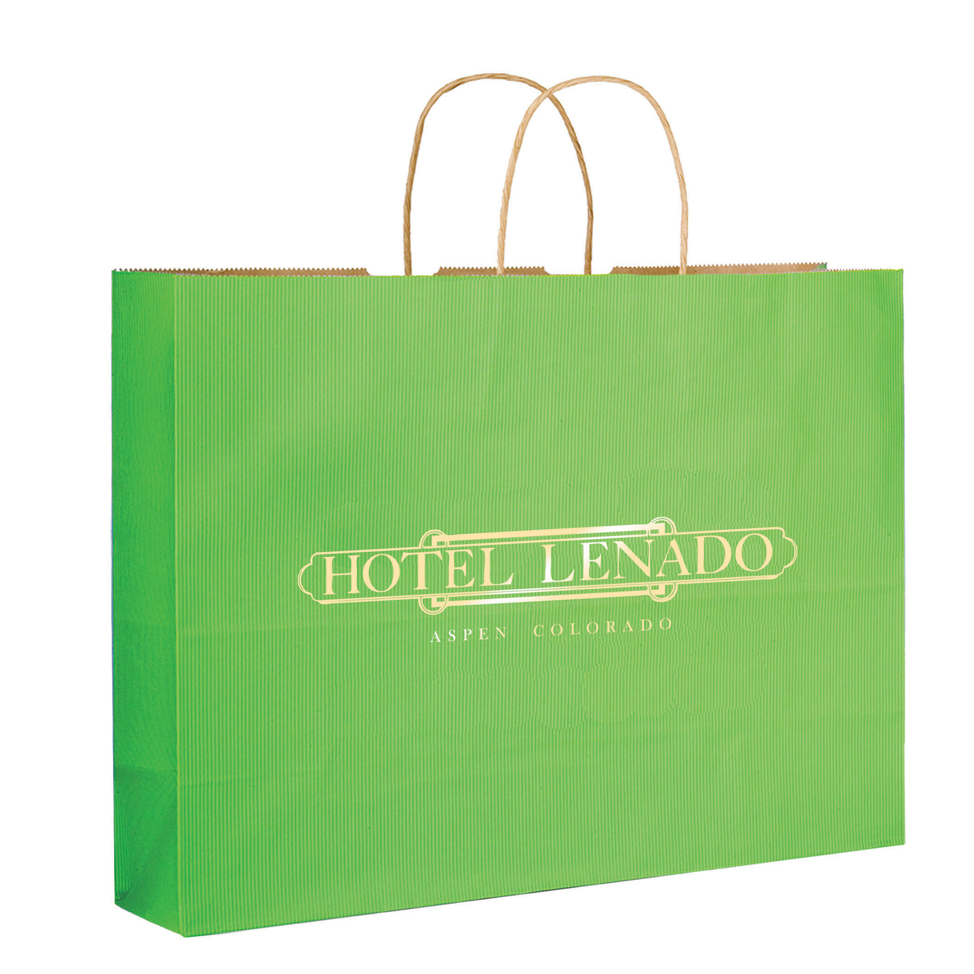 Matte Color Paper Shopper with Twisted Paper Handles 20