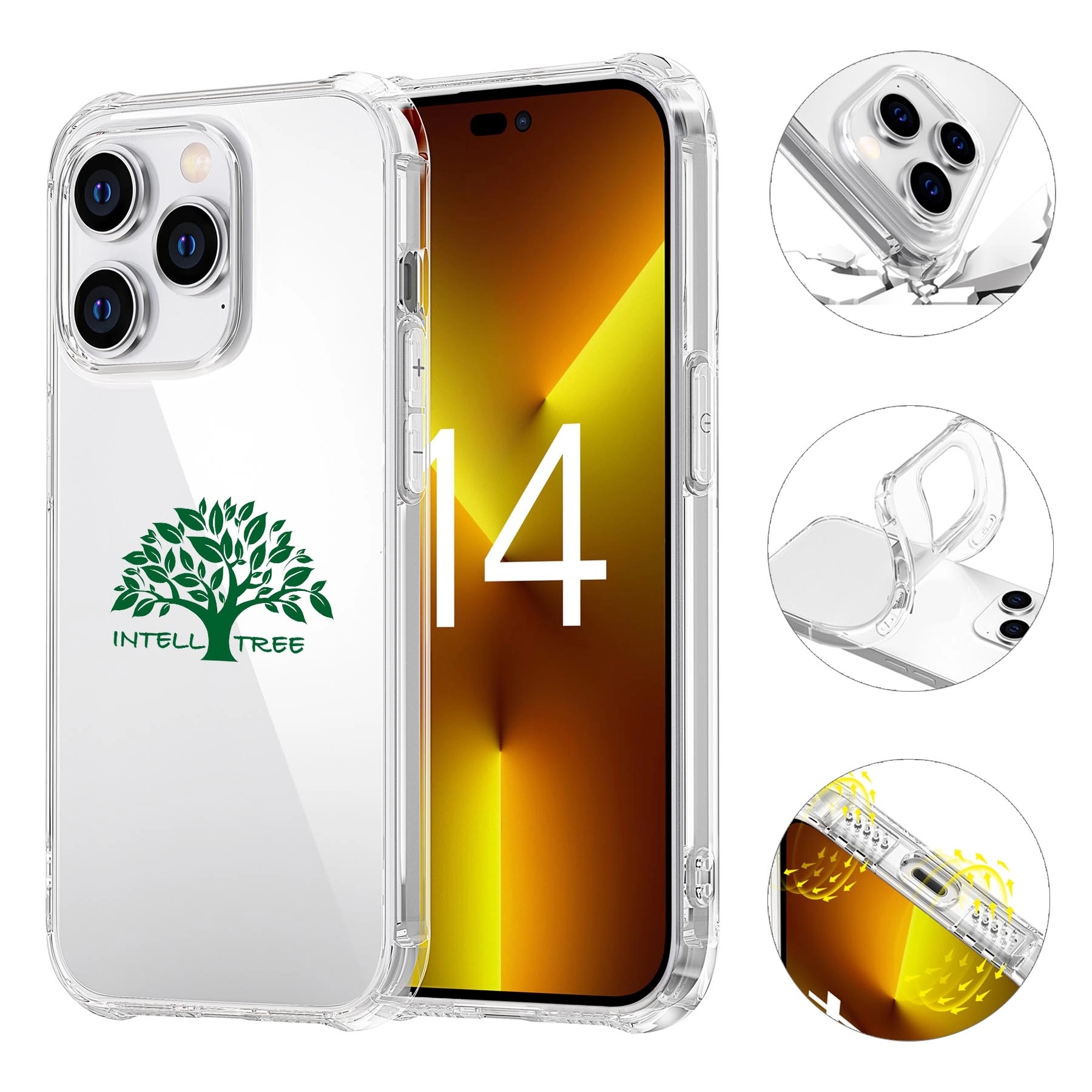 Clear Non-Slip Transparent Protective Phone Cases 5