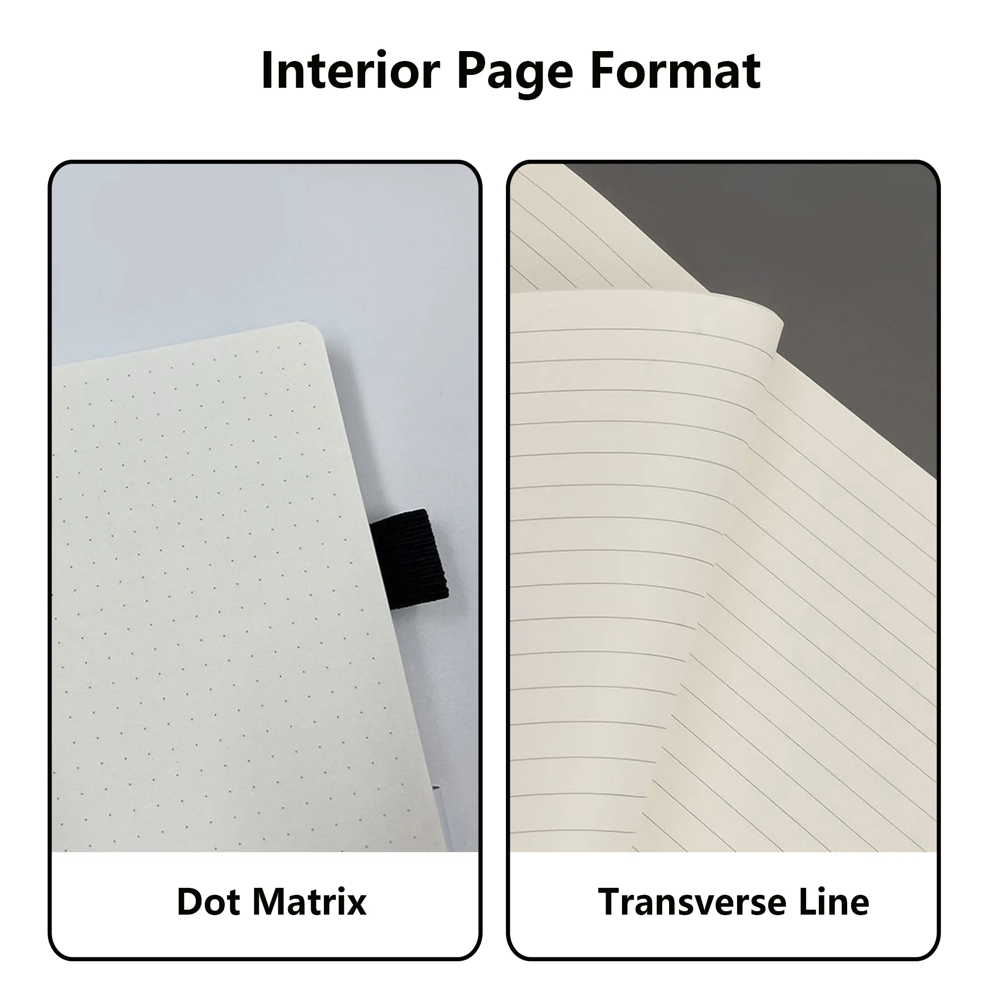 A5 Elastic Closure Business Notebook 6