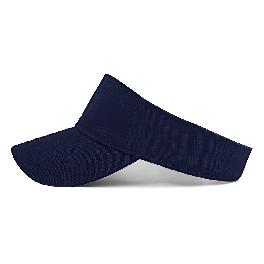Stock Solid Color Cotton Visor - Sports Style 29