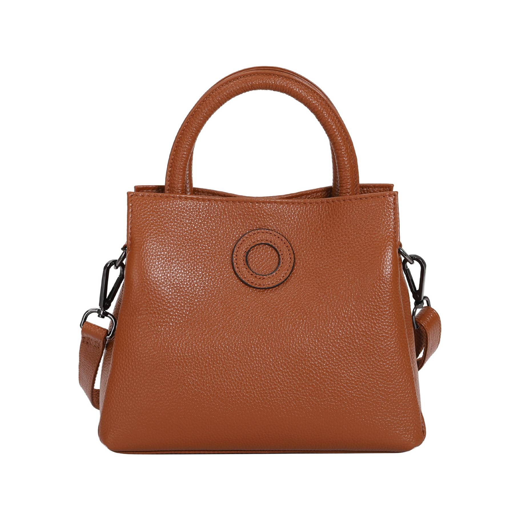 Genuine Leather large capacity stylish Bucket tote bag 3