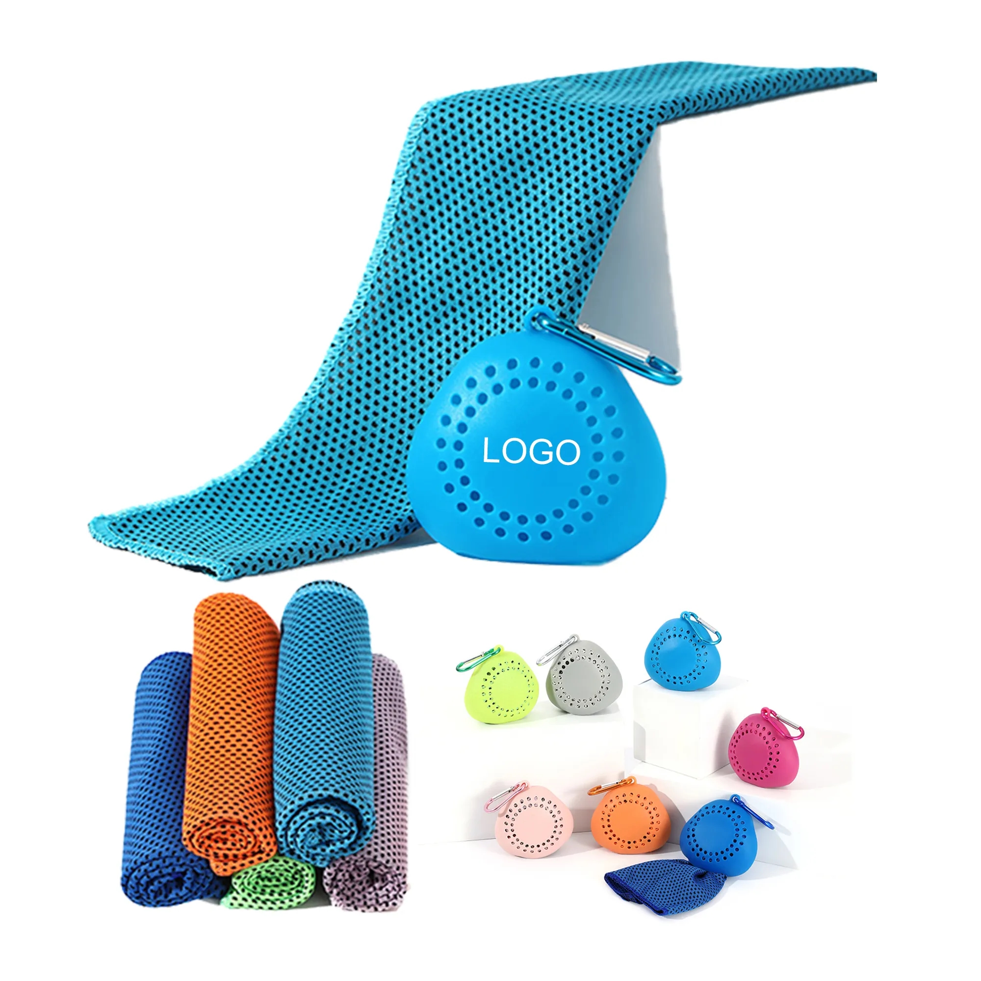 Cool Cooling Towel with Silicone Case 4