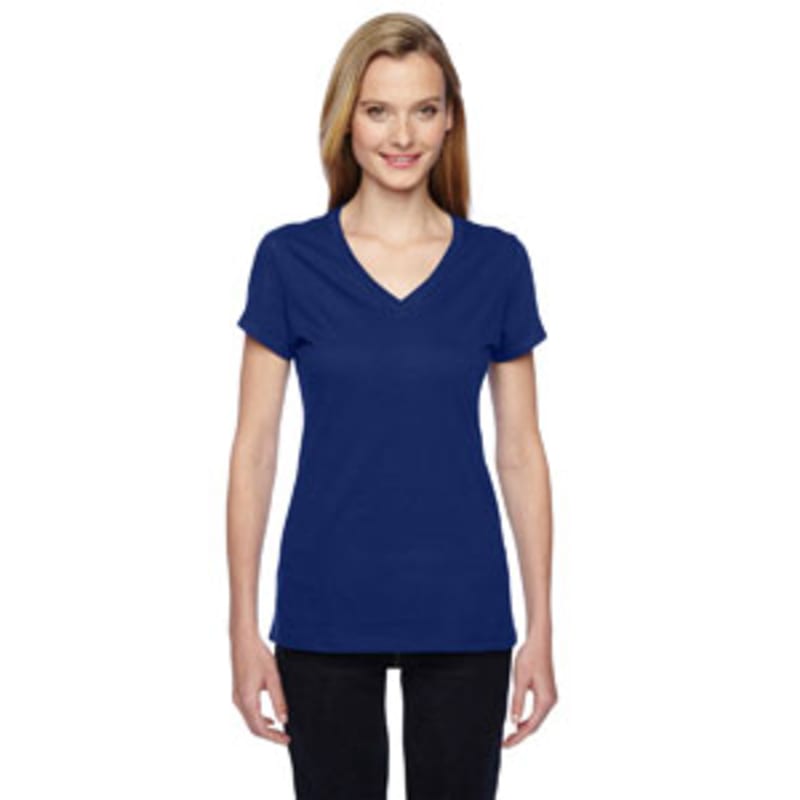 Fruit Of The Loom Ladies 4.7 Oz. 100% Sofspun Cotton Jersey Junior V-Neck T-Shirt 4