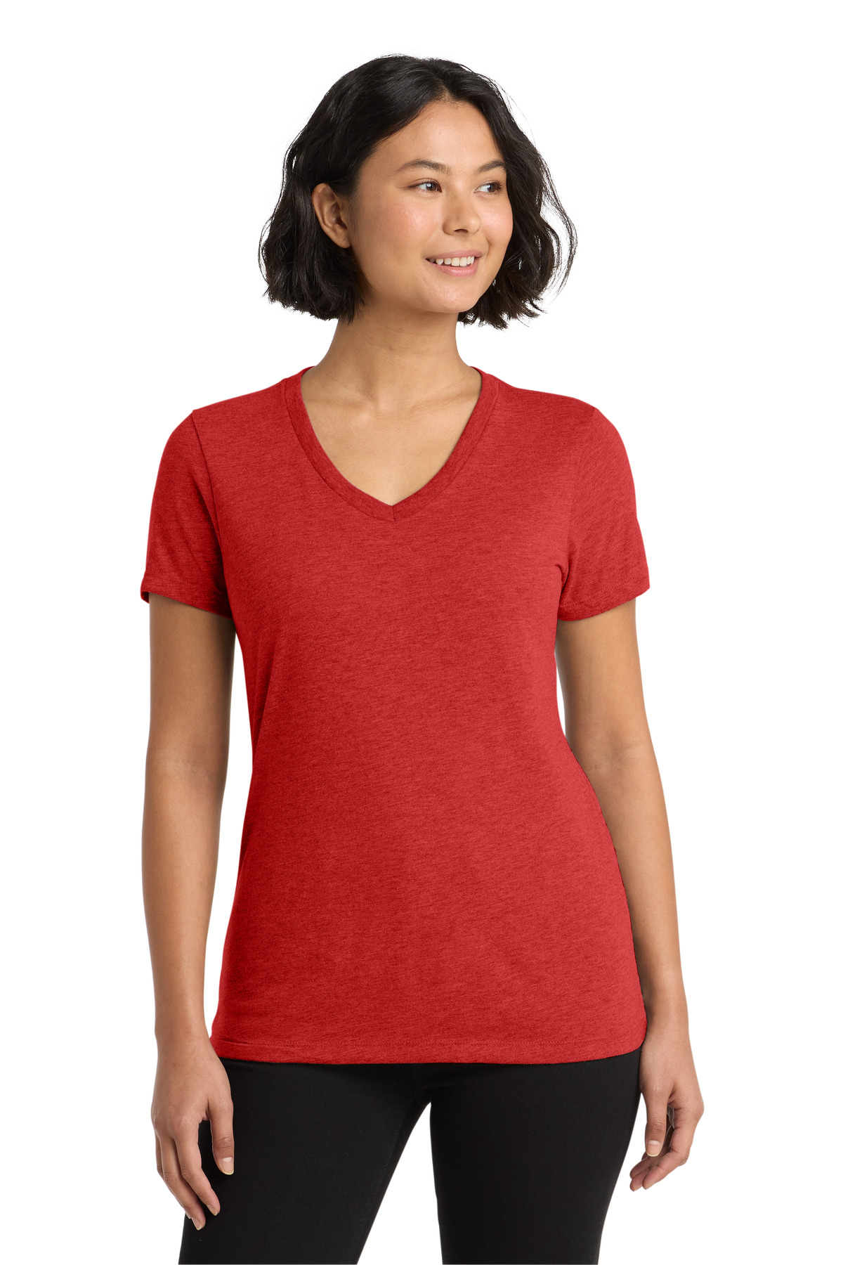 Allmade Women's Tri-Blend V-Neck Tee AL2018 4