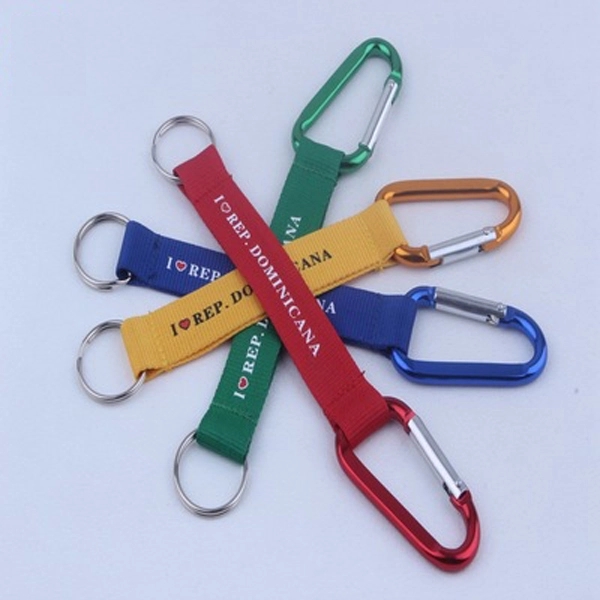 Aluminum Carabiner with Keyring 1