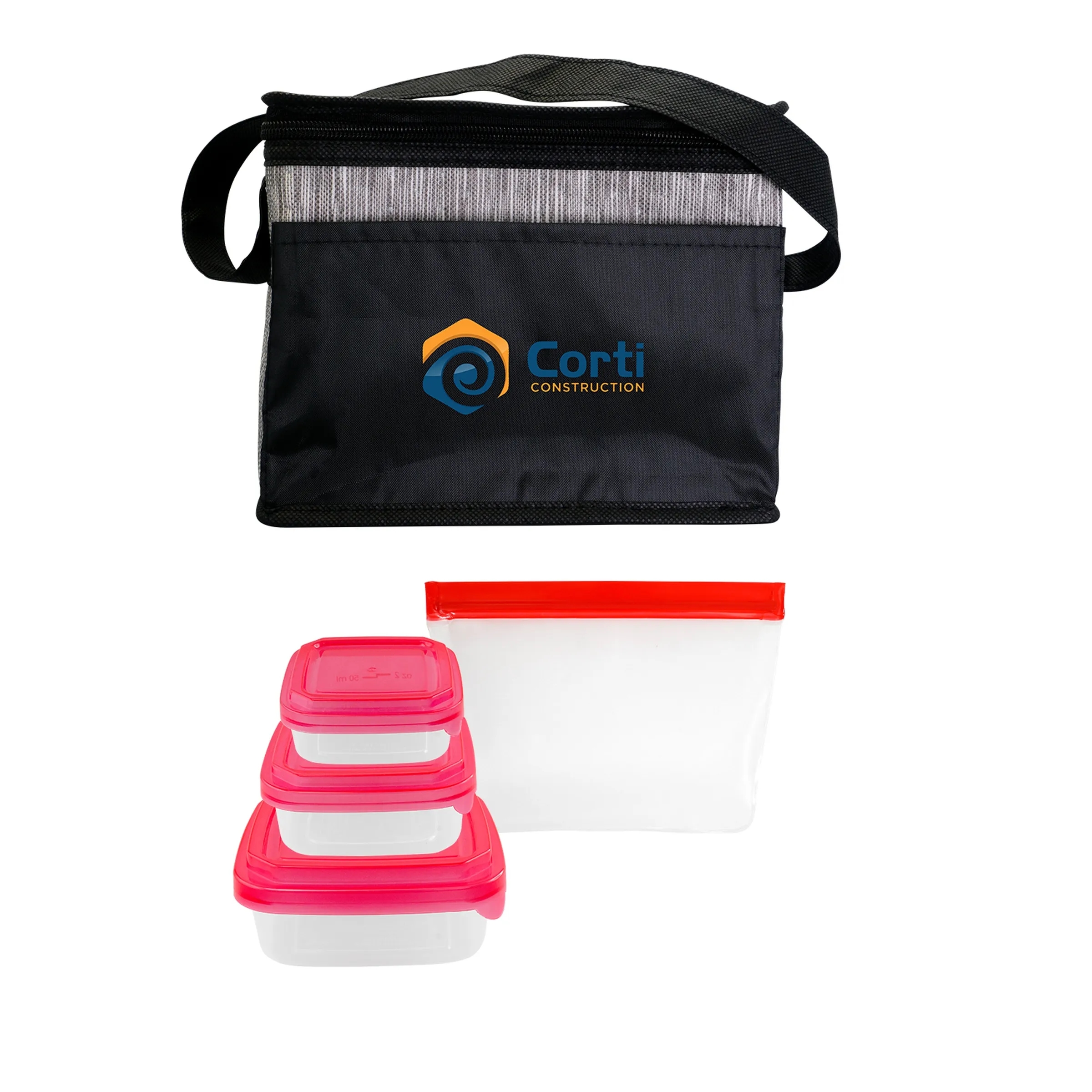 Black Graph Portion Control Reusable Lunch Set 13