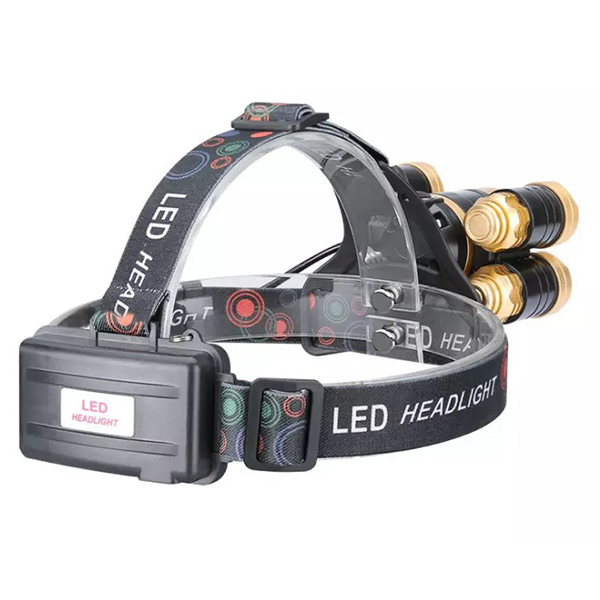 High quality 5 LED Rechargeable Headlamps Torch Light 7