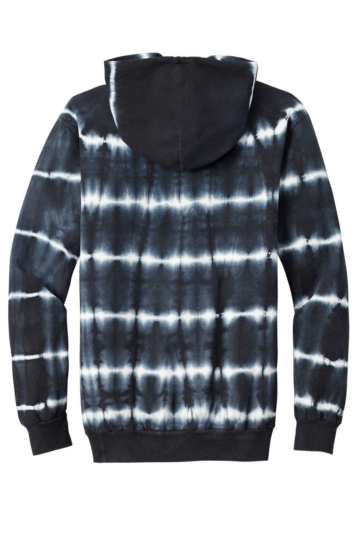 Allover Stripe Tie-Dye Fleece