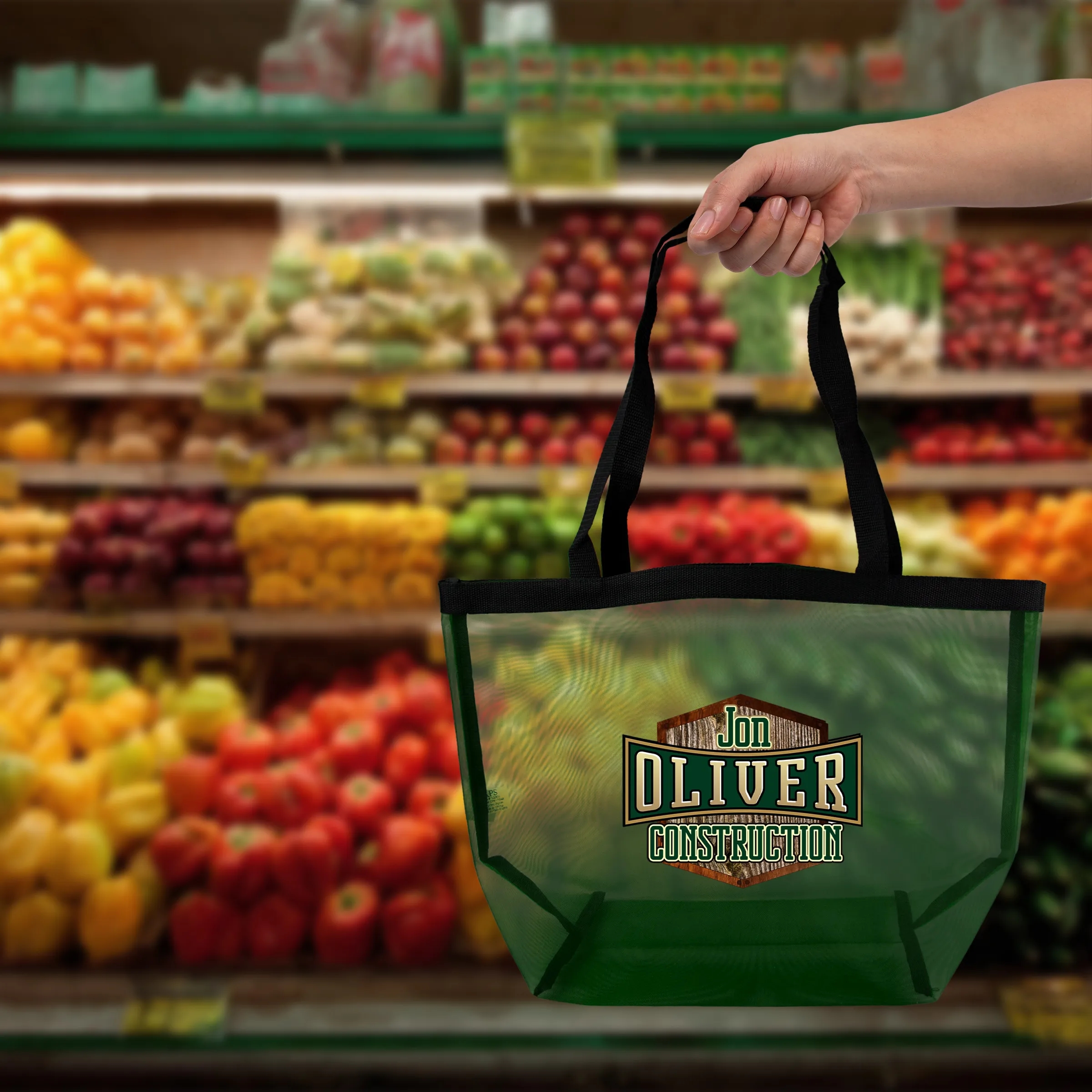 Recycled Mesh Grocery Tote 10