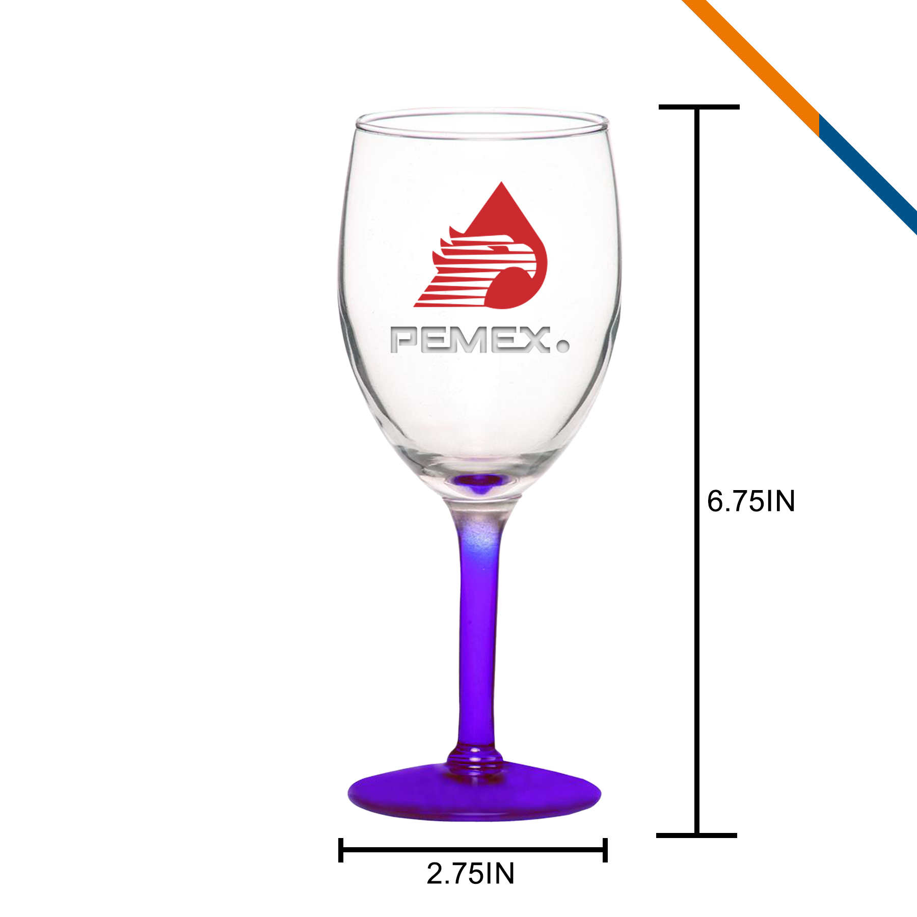 Libbey Andery Wine Glasses - 8 OZ. 3
