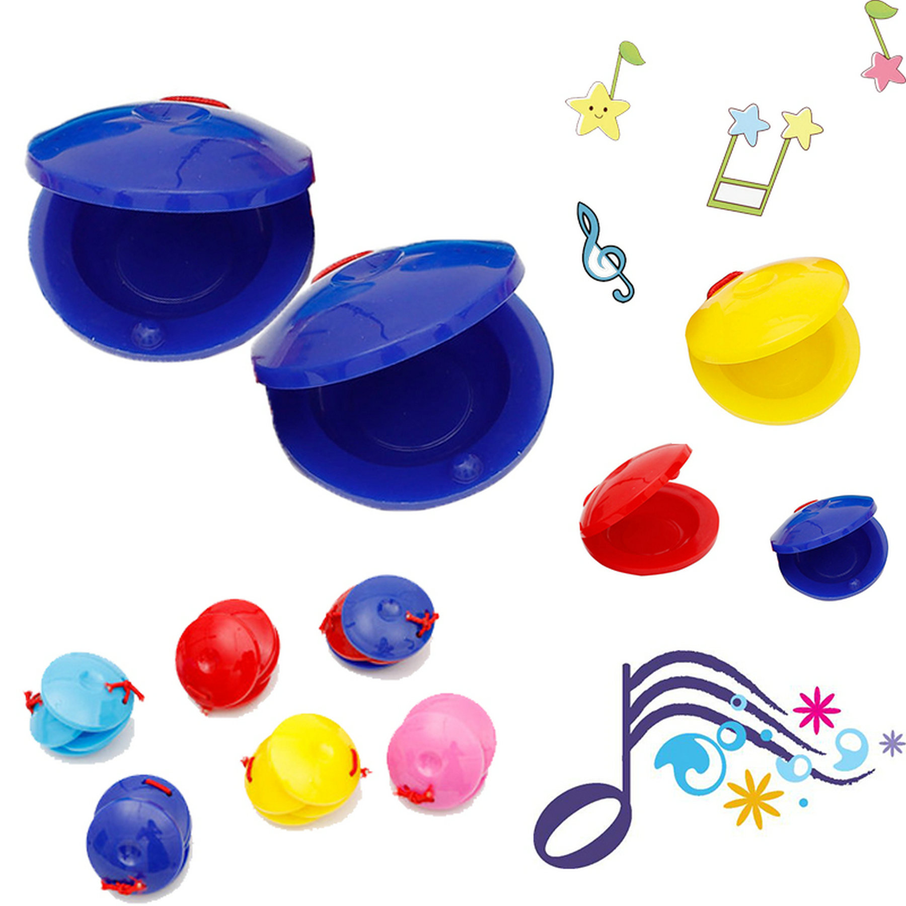 Plastic Finger Castanets 2