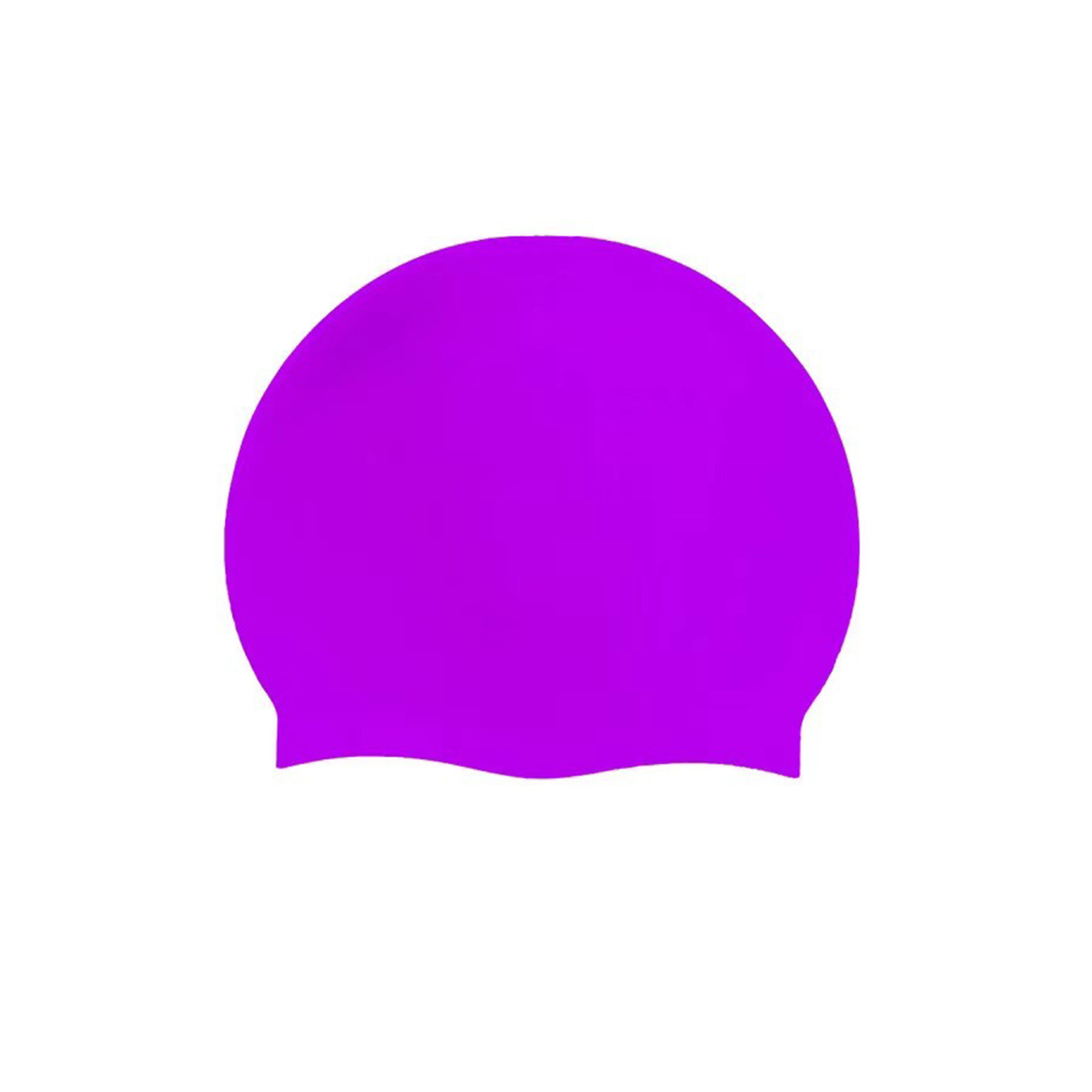 Silicone Swim Cap Unisex Adult 9.3" x 7.9" 11