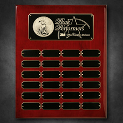 Rosewood Piano Finish Perpetual Plaque 3