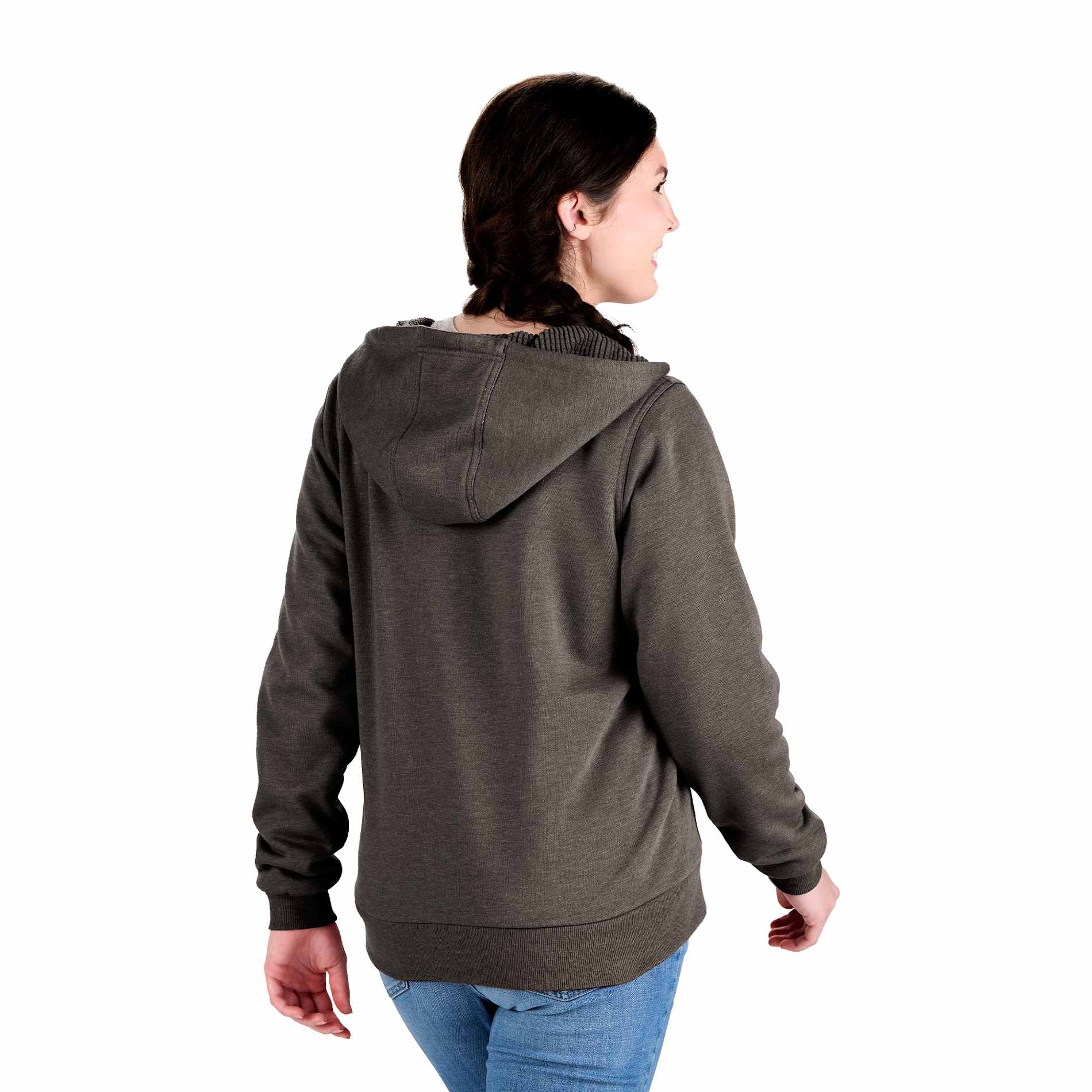 Berne Heritage Grid Fleece-Lined Zip Sweatshirt - Women's 40