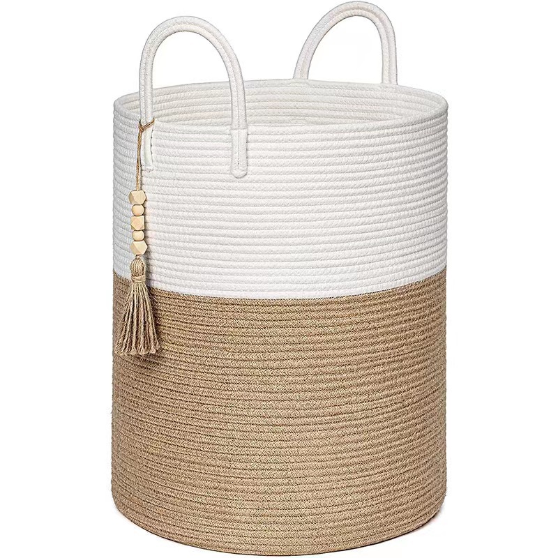 Laundry Basket Jute 2