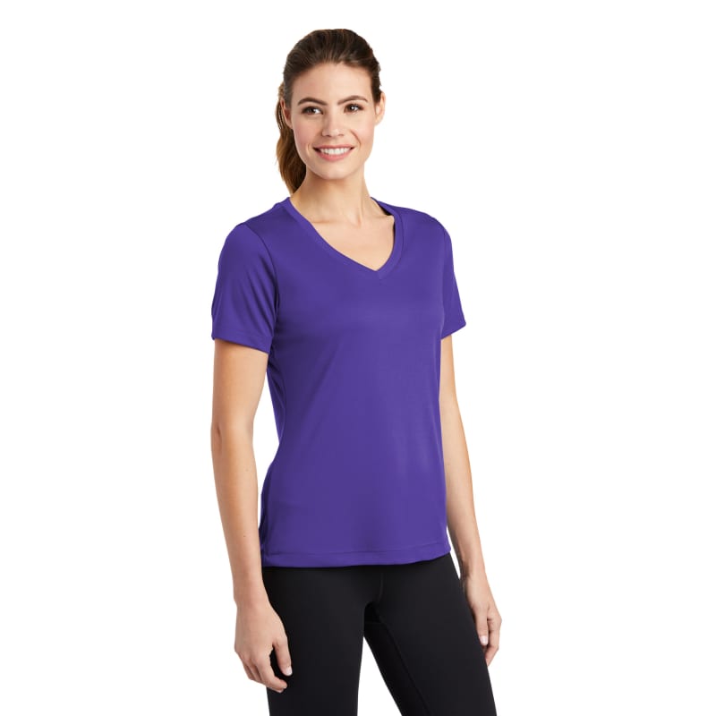 Sport-Tek Women's PosiCharge Competitor V-Neck Tee. 115