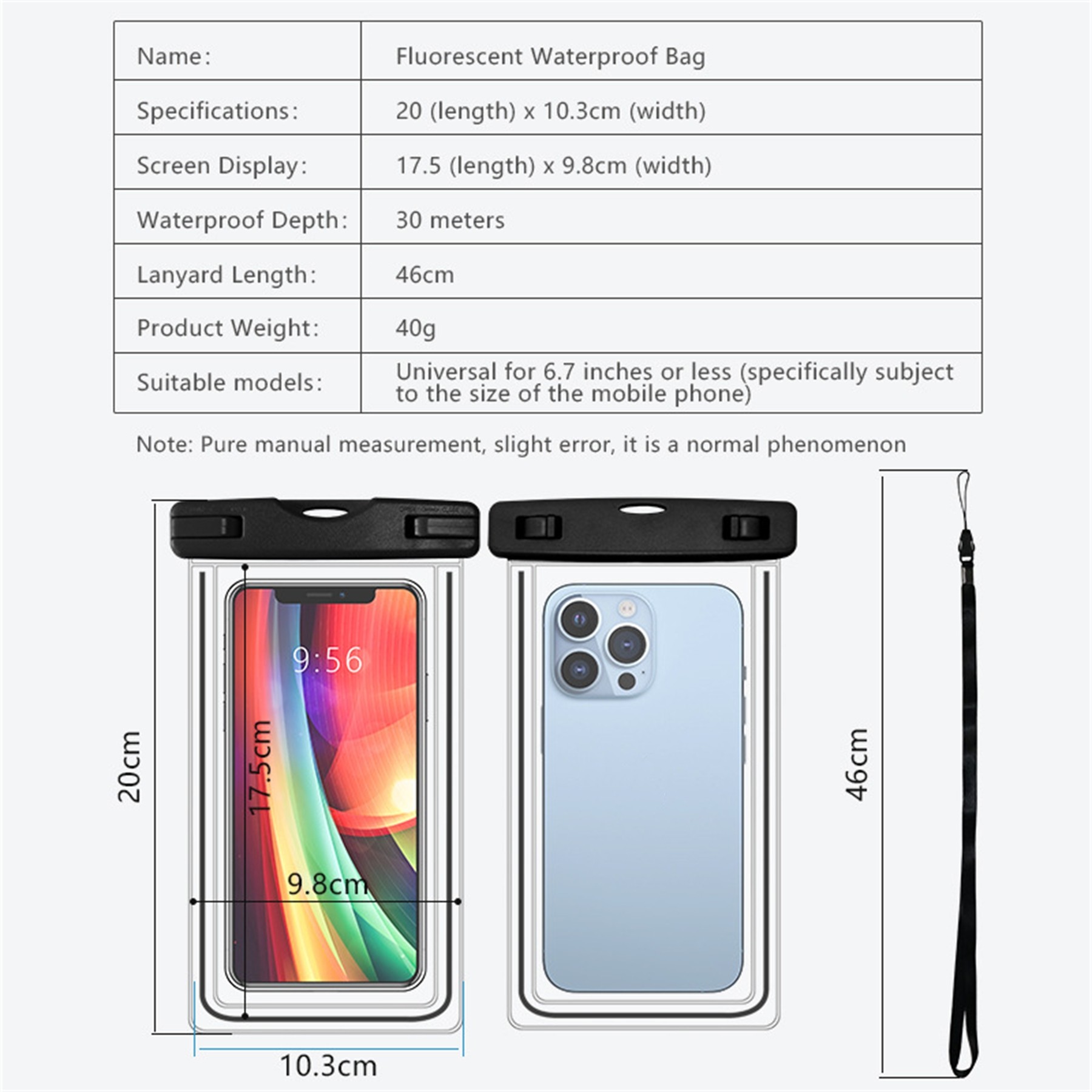 Universal Waterproof Phone Pouch 1