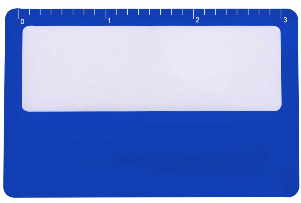 Credit card size paper thin magnifier 6
