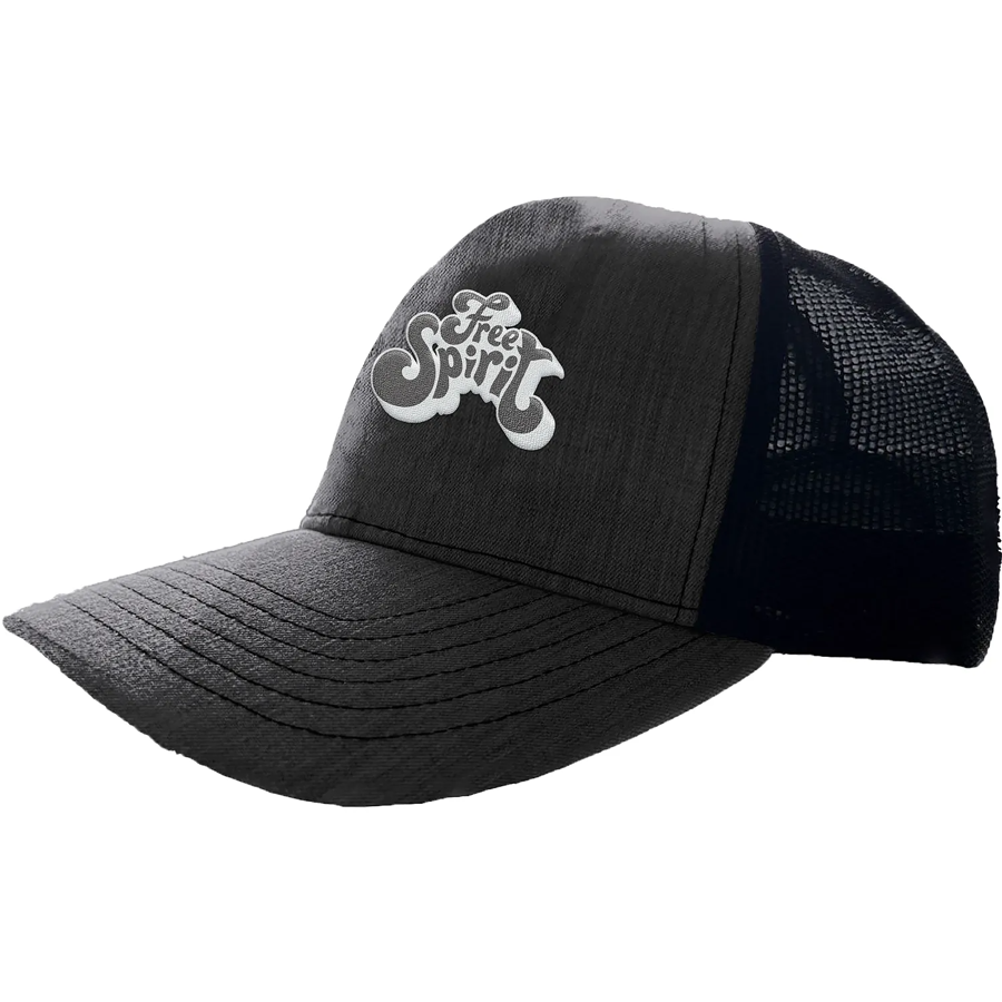 Heathered Cotton 6-Panel Mesh Snapback Cap