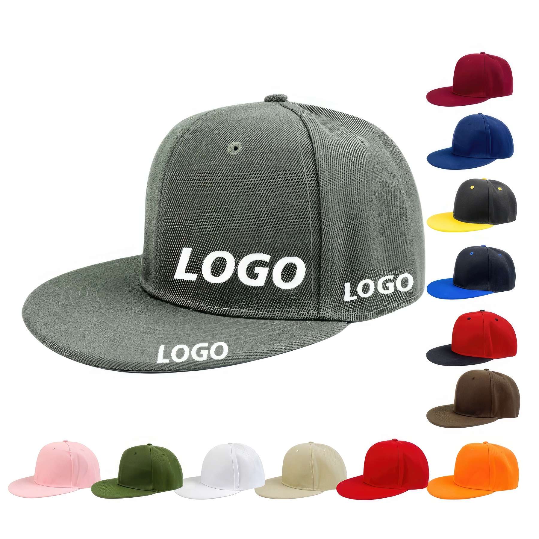 Custom Classic Snapback Cap Hip Hop Style Hat 2