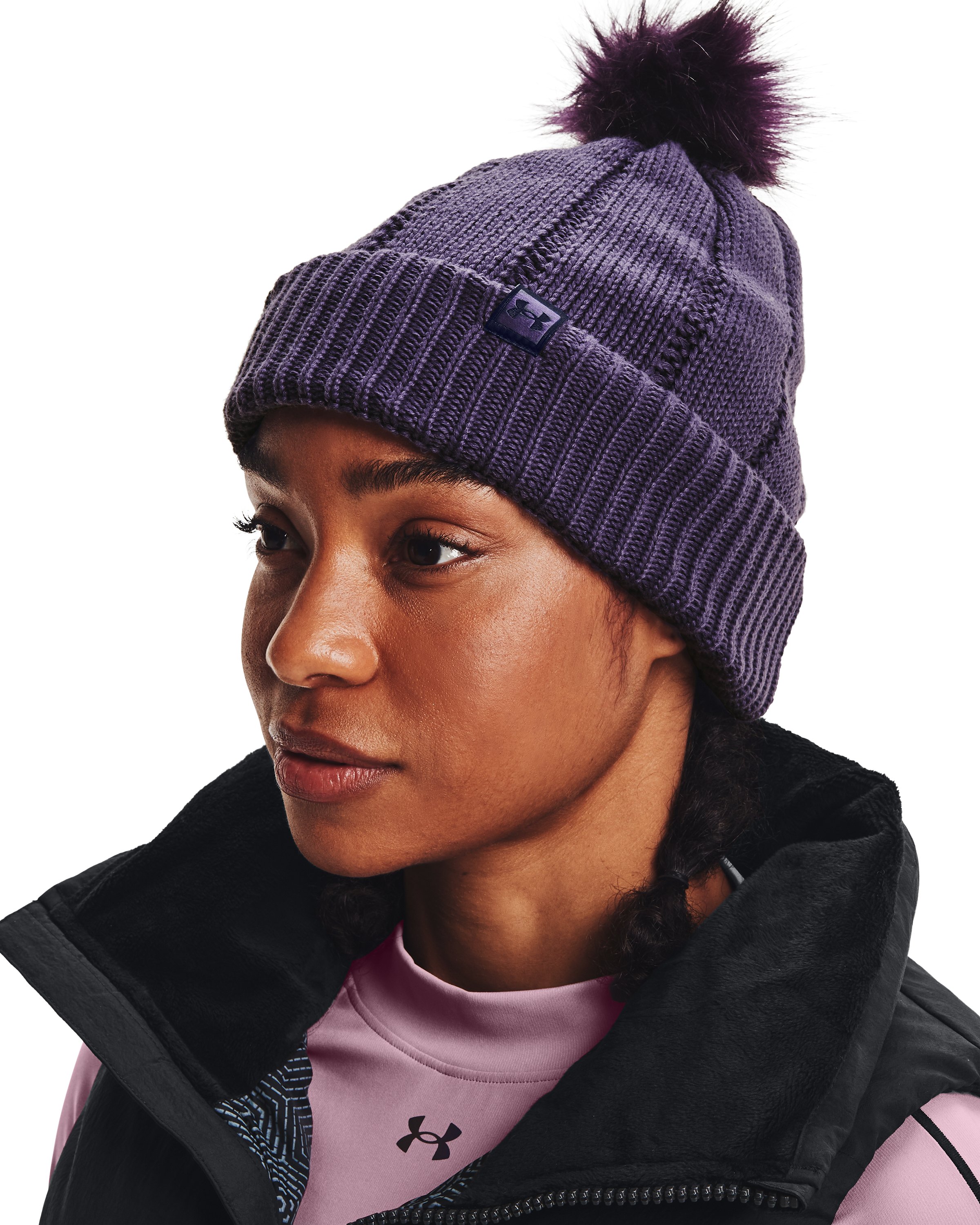 Women's UA Around Town ColdGear Infrared Beanie  1