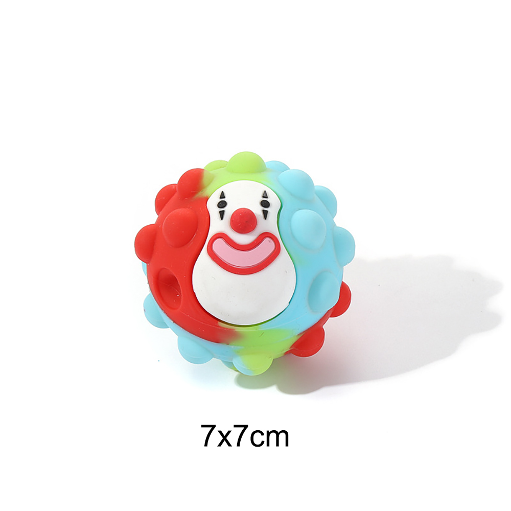 Clown Silicone Decompression Ball 3
