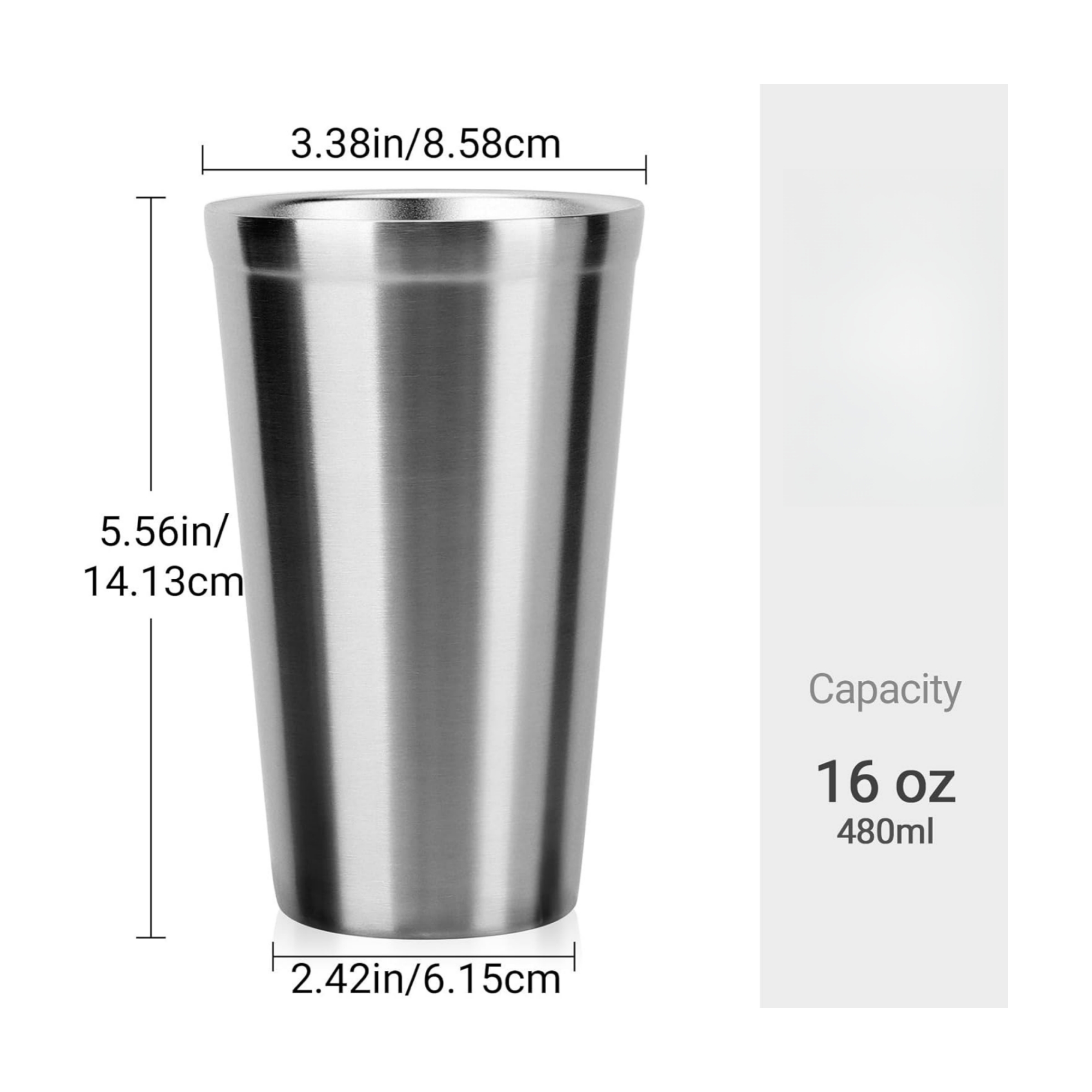 16 oz Stainless Steel Cup 5