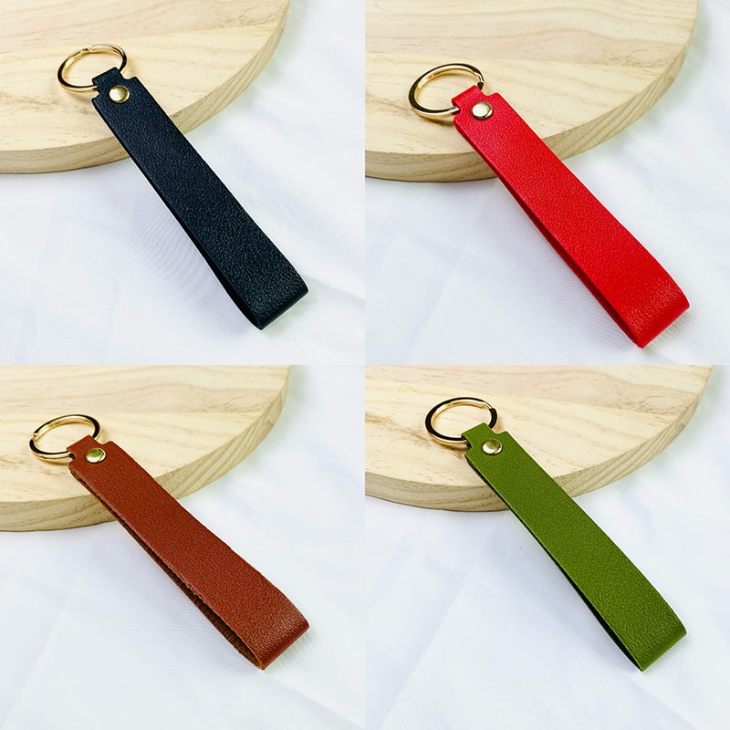 PU Leather Metal Keychain 4