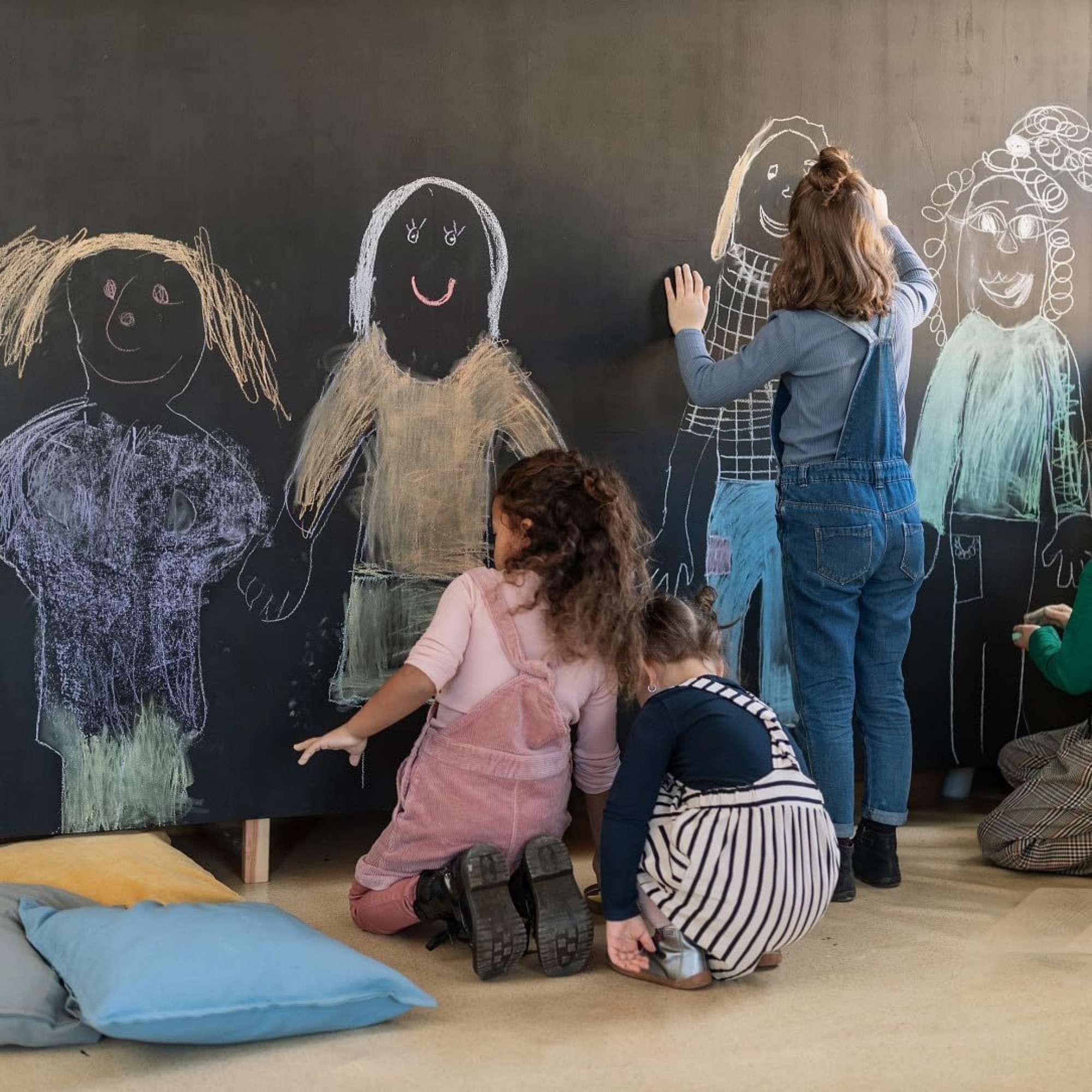 80x18" Self-Adhesive Blackboard Wall Roll 8