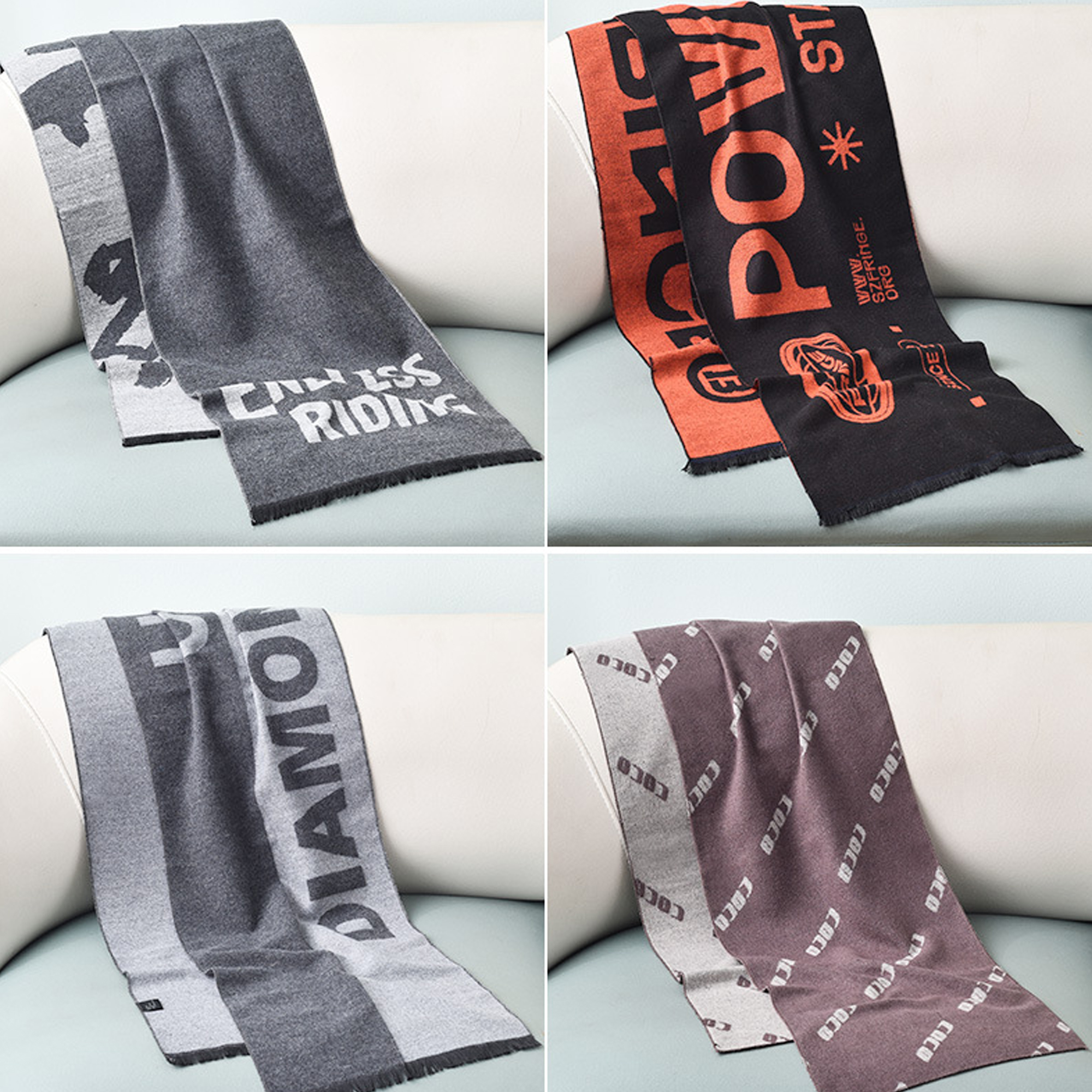 Imitation Cashmere Shawl, High-Quality Custom Scarf 1