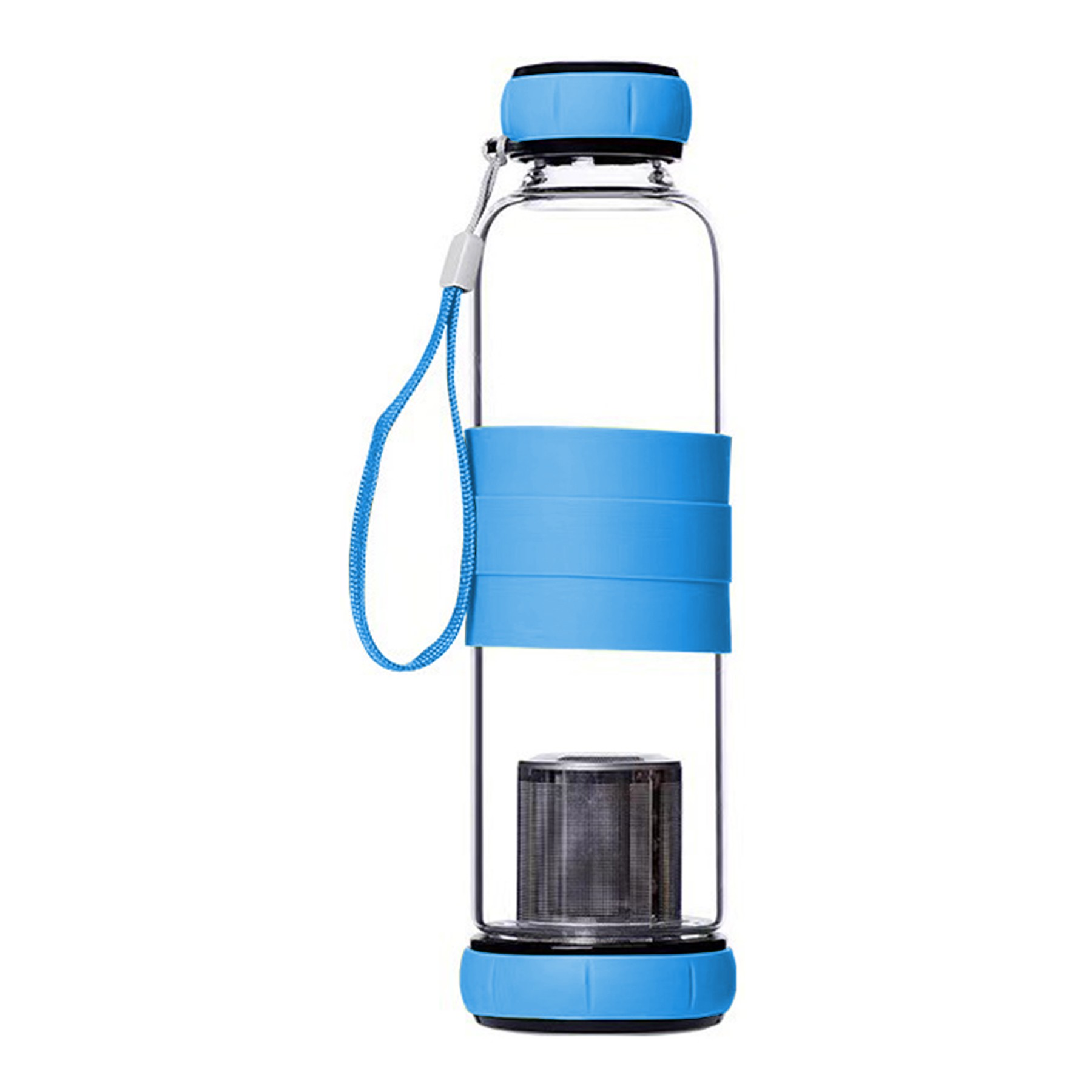 18Oz Glass Tea Bottle W/ Infuser 4