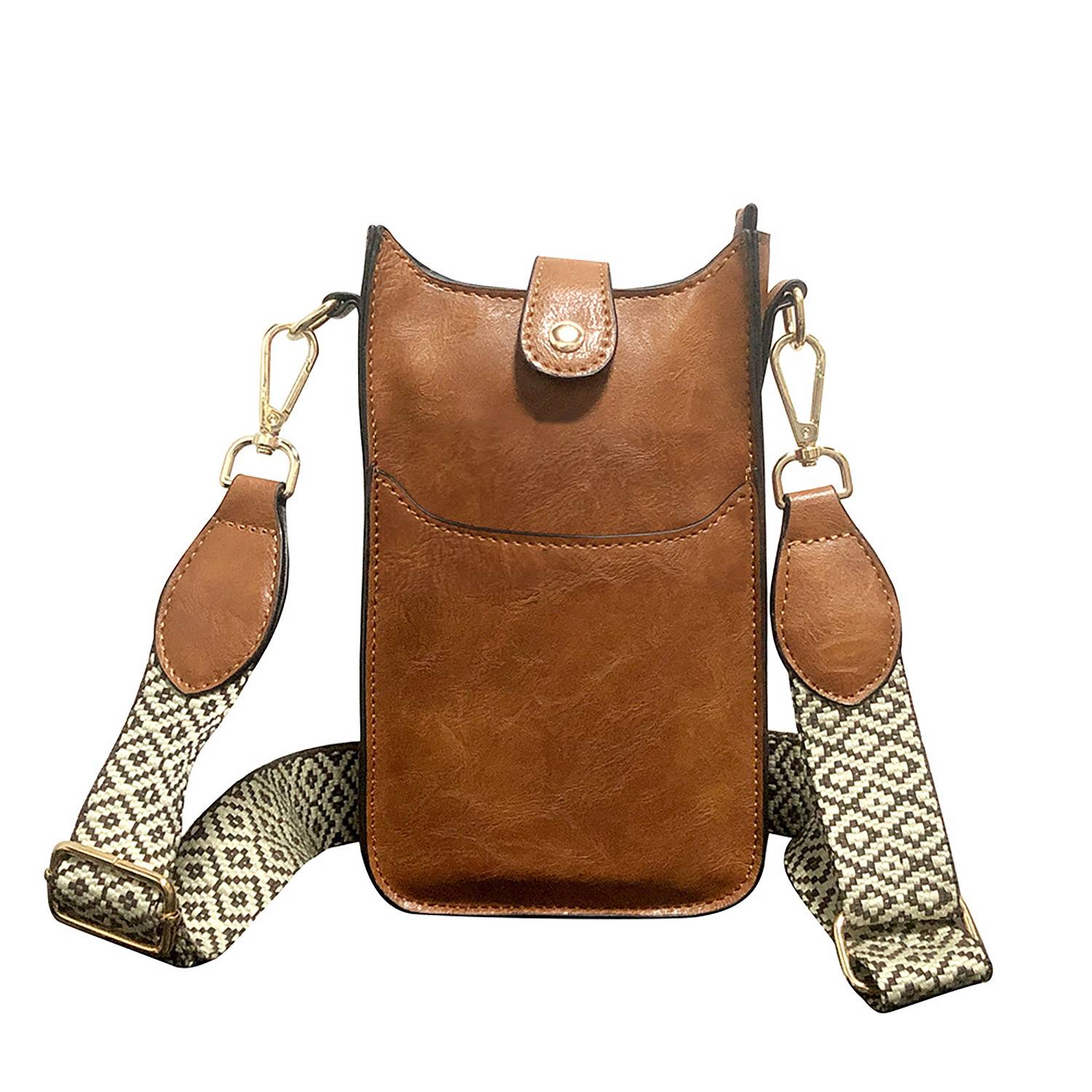 Retro vertical shoulder cell phone bag 3