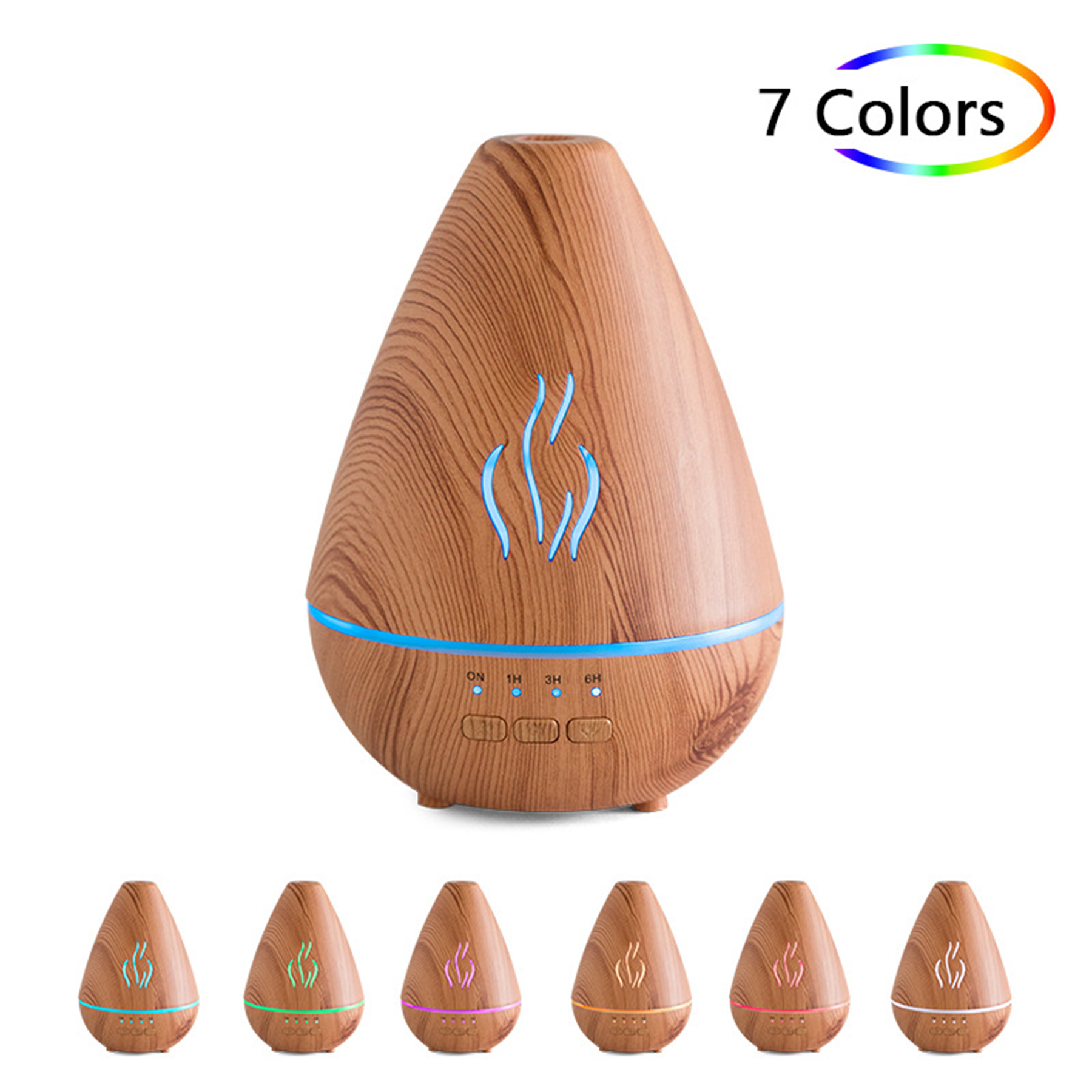 Usb Essential Oil Led Night Light Mist Humidifier 4