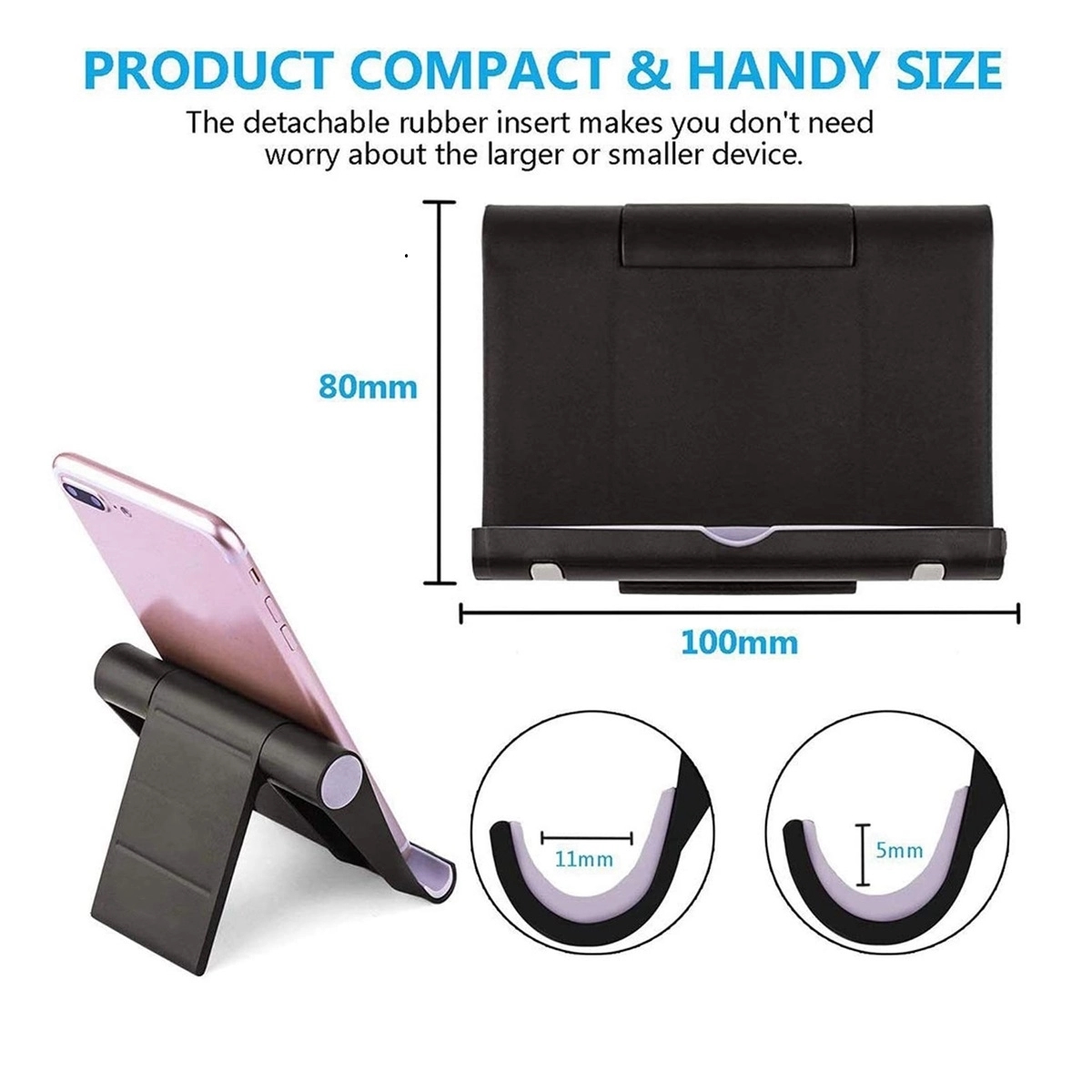 Foldable Phone/Tablet Desktop Stand Holer 2