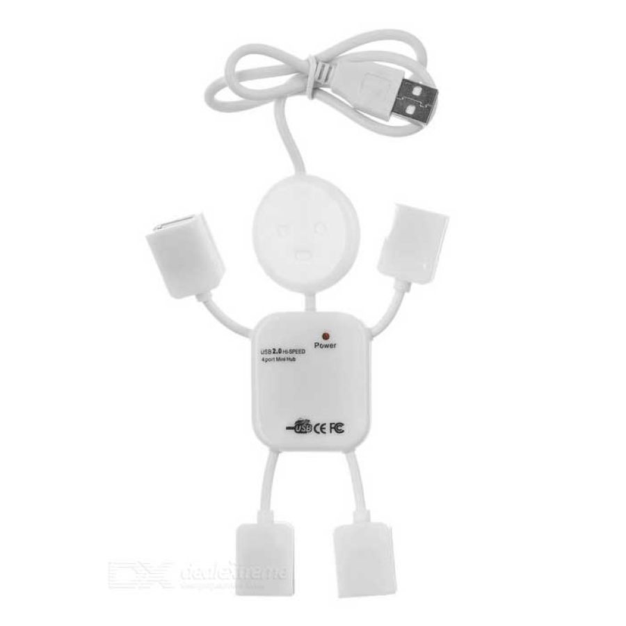 4 Ports Robert Design USB Hub 2